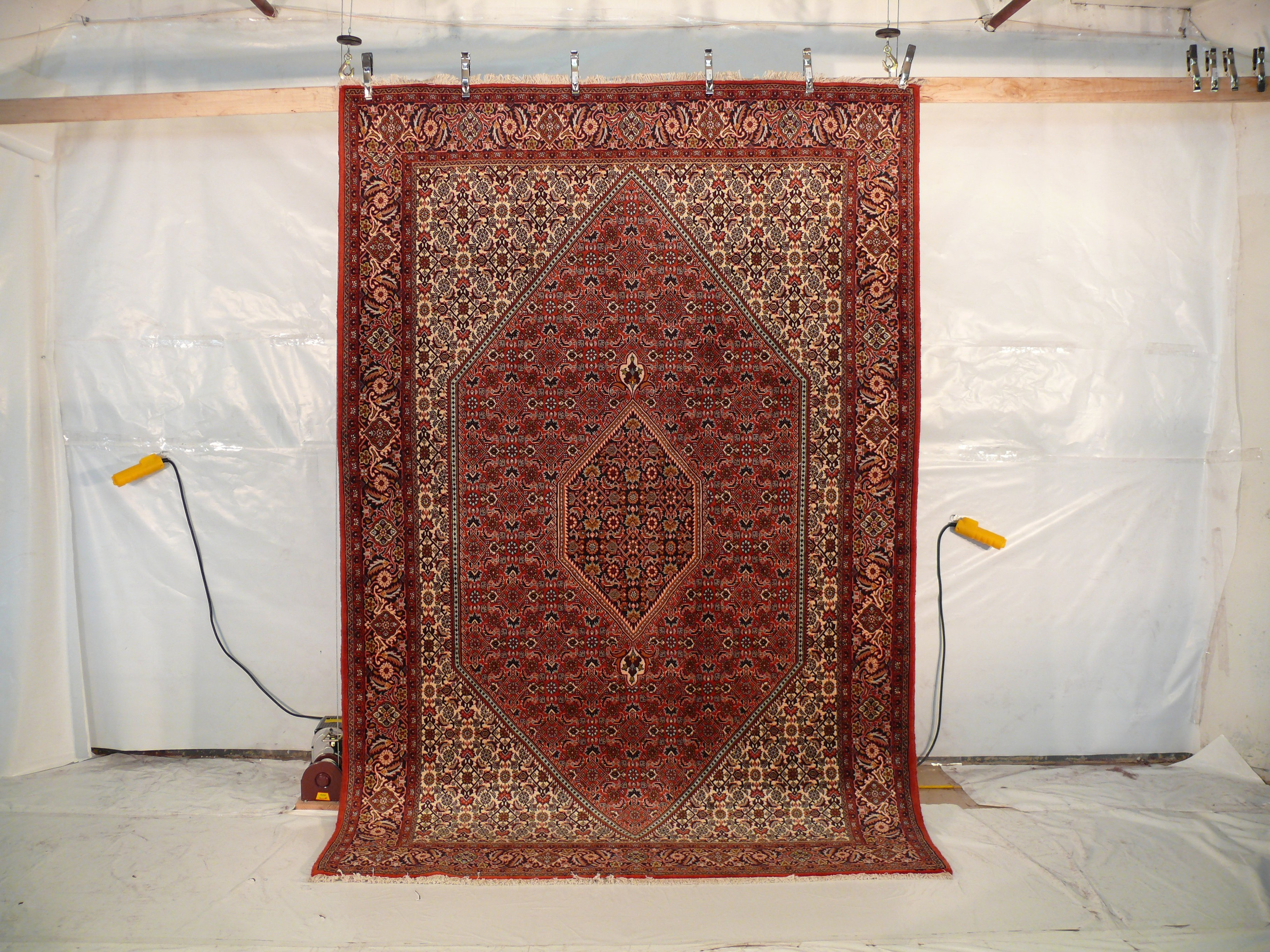 6'7" x 9'9" Persian Bijar Rug