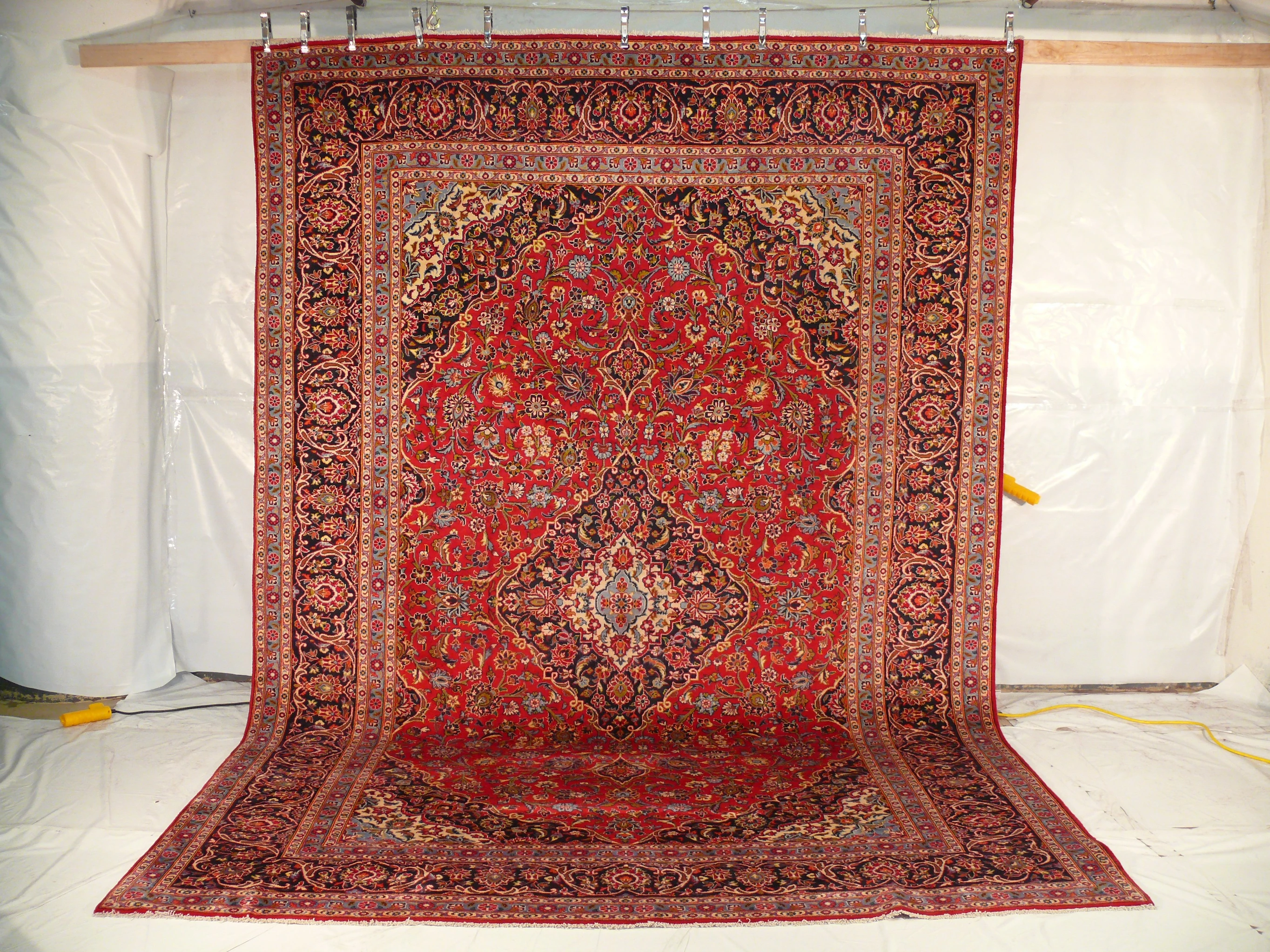 10 x 14 Persian Kashan Rug | known from TV Show Shark Tank 1
