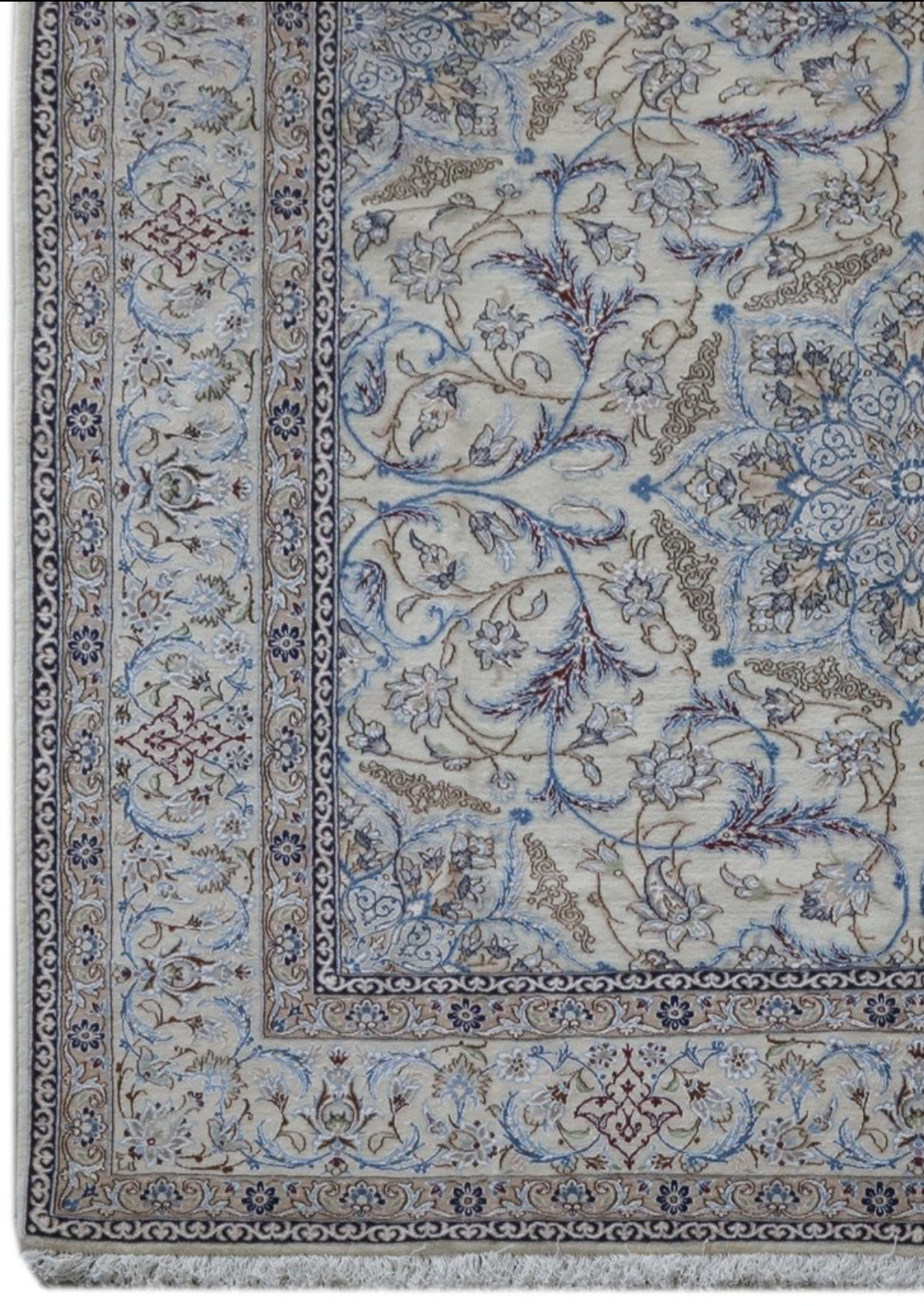 8'4 x 11'8 Persian Nain 9 LAA Wool & Silk Rug