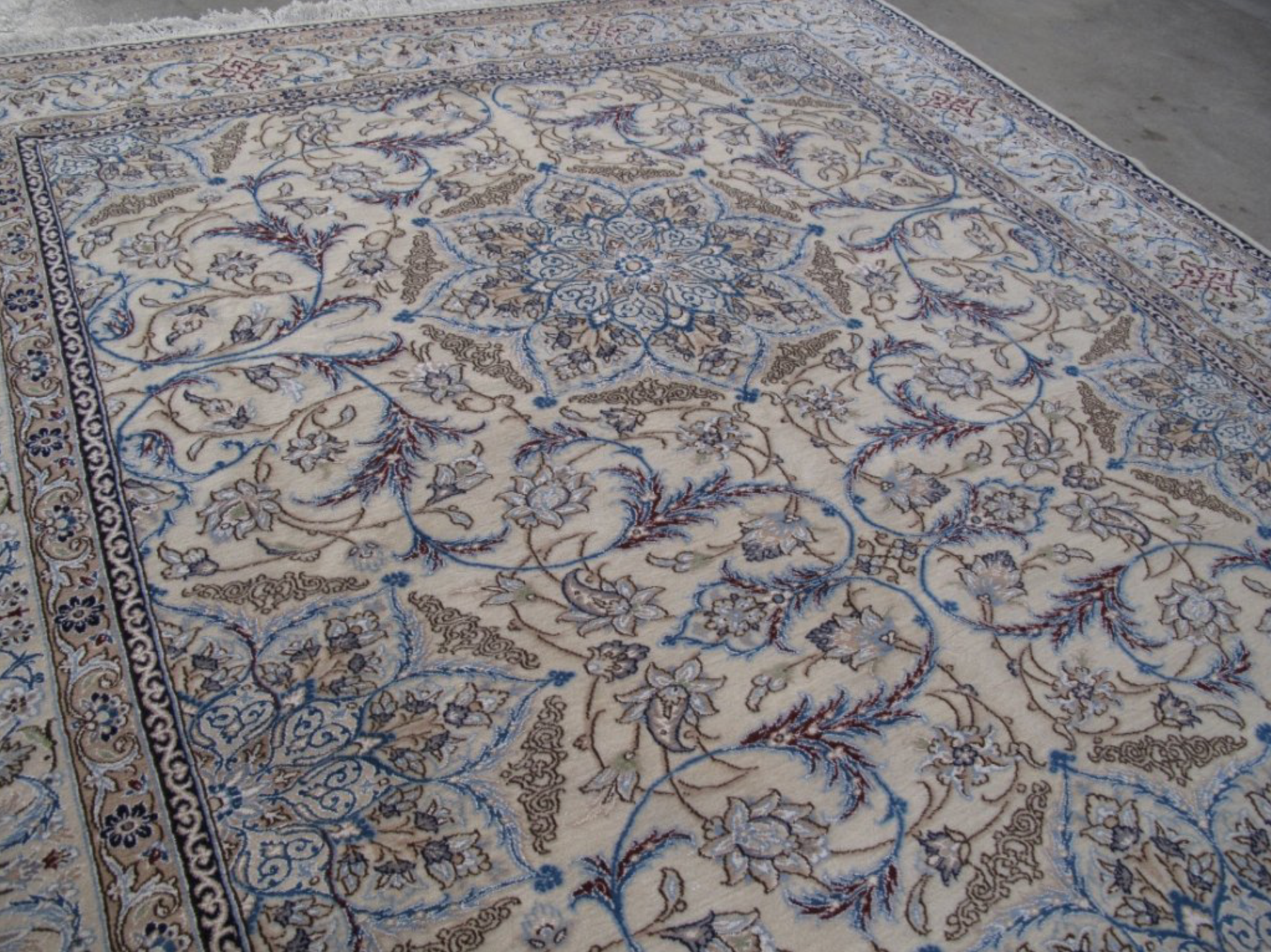 8'4 x 11'8 Persian Nain 9 LAA Wool & Silk Rug