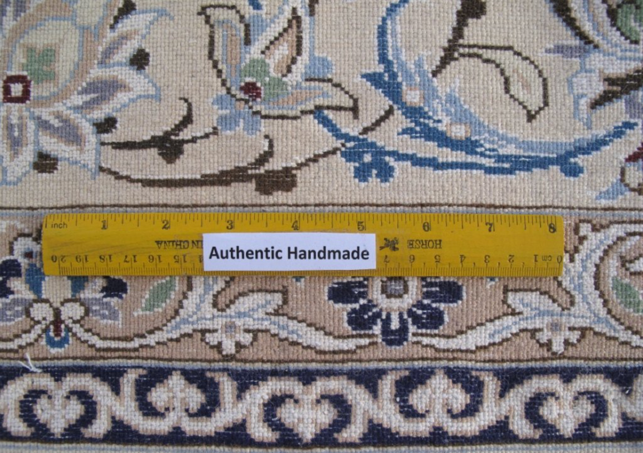 8'4 x 11'8 Persian Nain 9 LAA Wool & Silk Rug