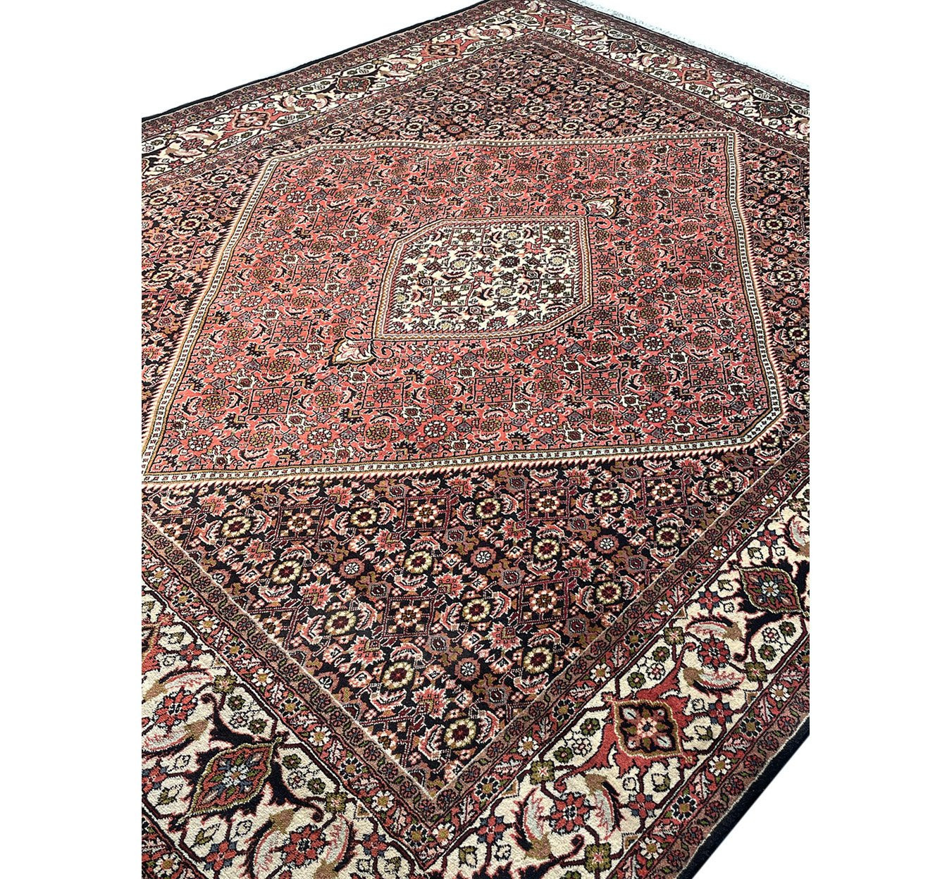 6'6" x 8'3" Persian Bijar Iron Rug