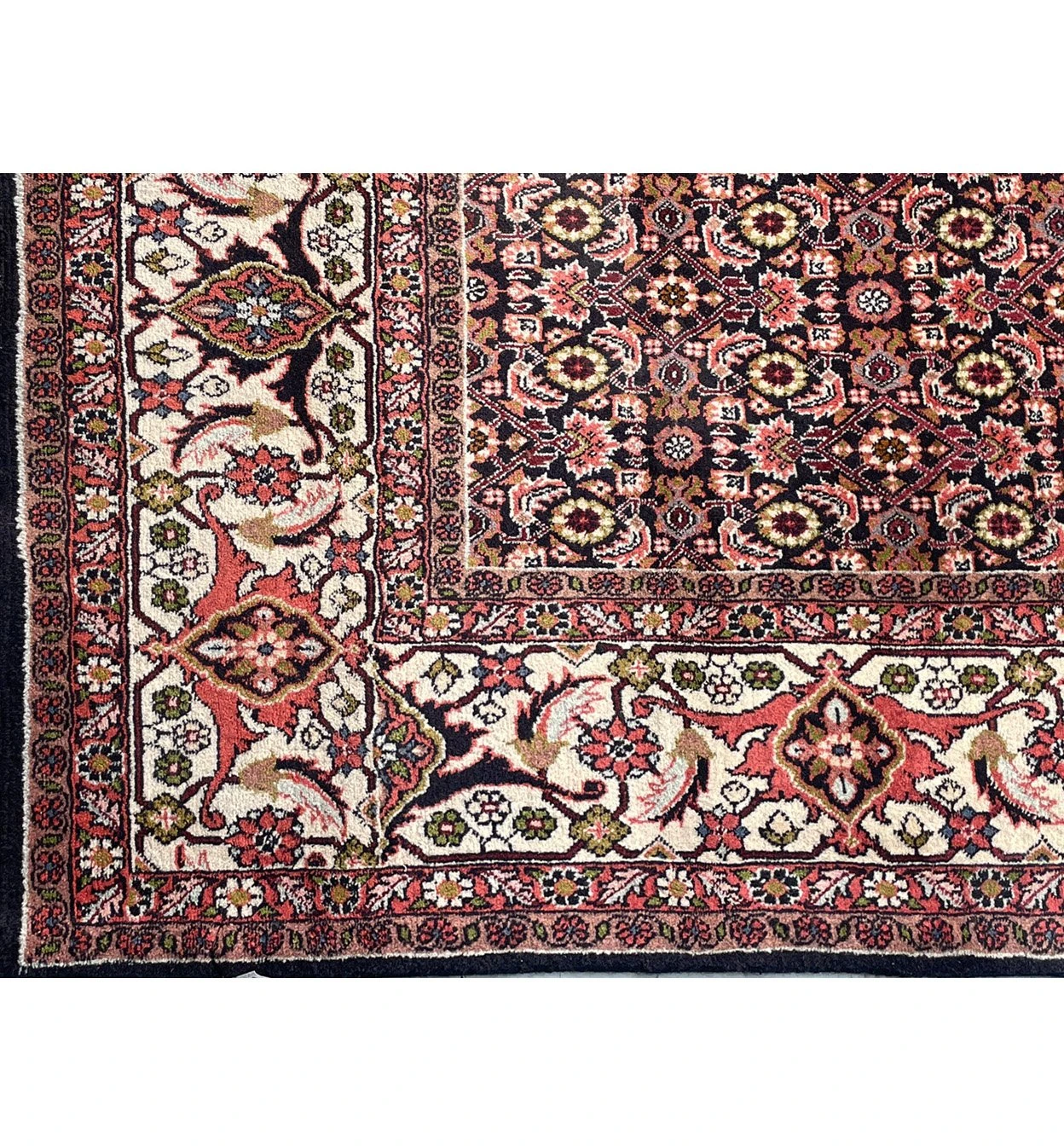 6'6" x 8'3" Persian Bijar Iron Rug