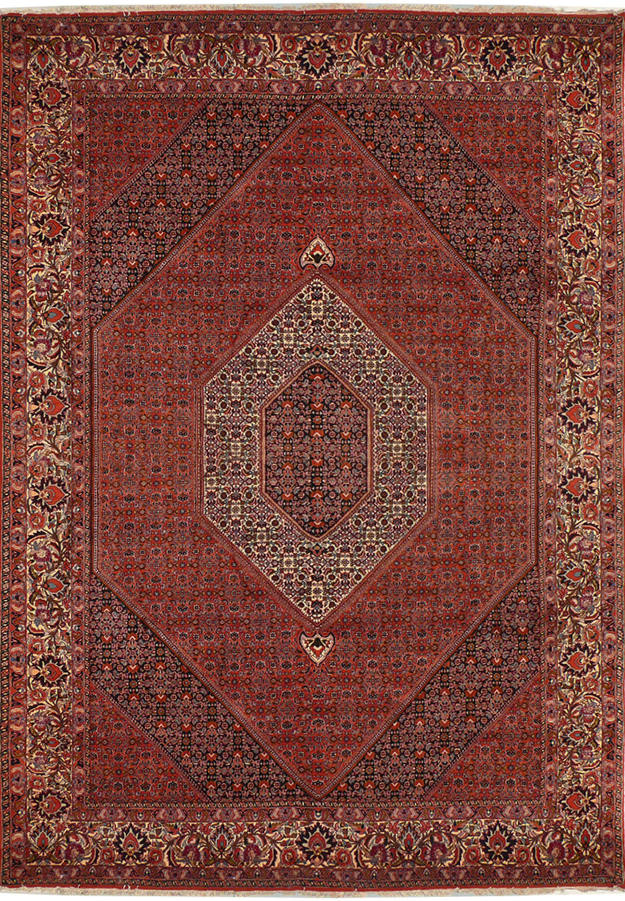 Elegant 8x12 Persian Bijar Rug - A Timeless Addition to Your Home