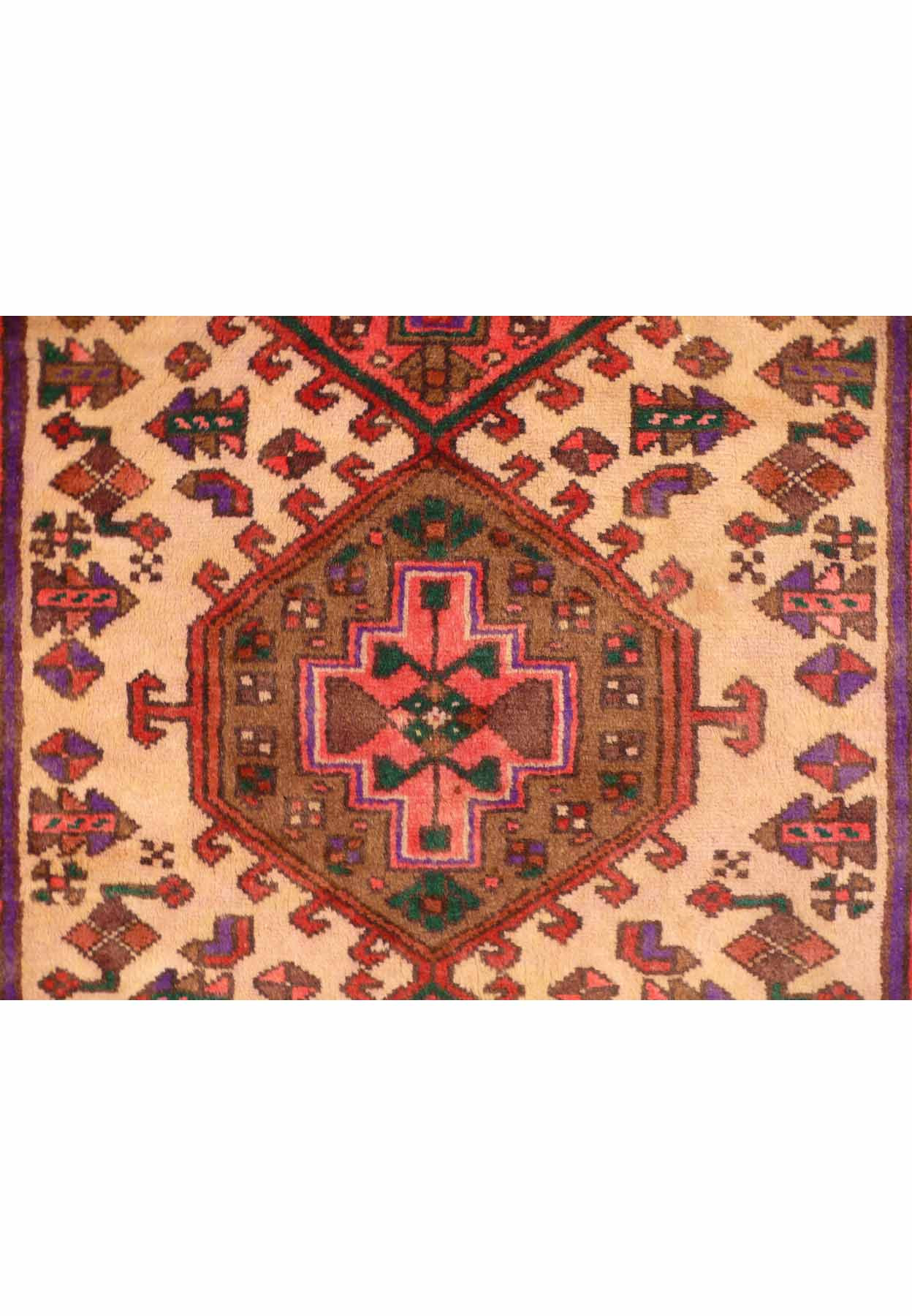 3 x 5 Persian Hamedan Throw Rug