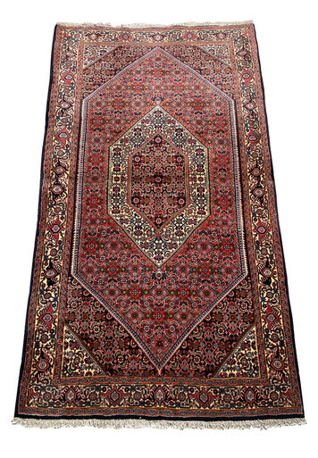 3'7 x 6 Persian Bijar Rug 1