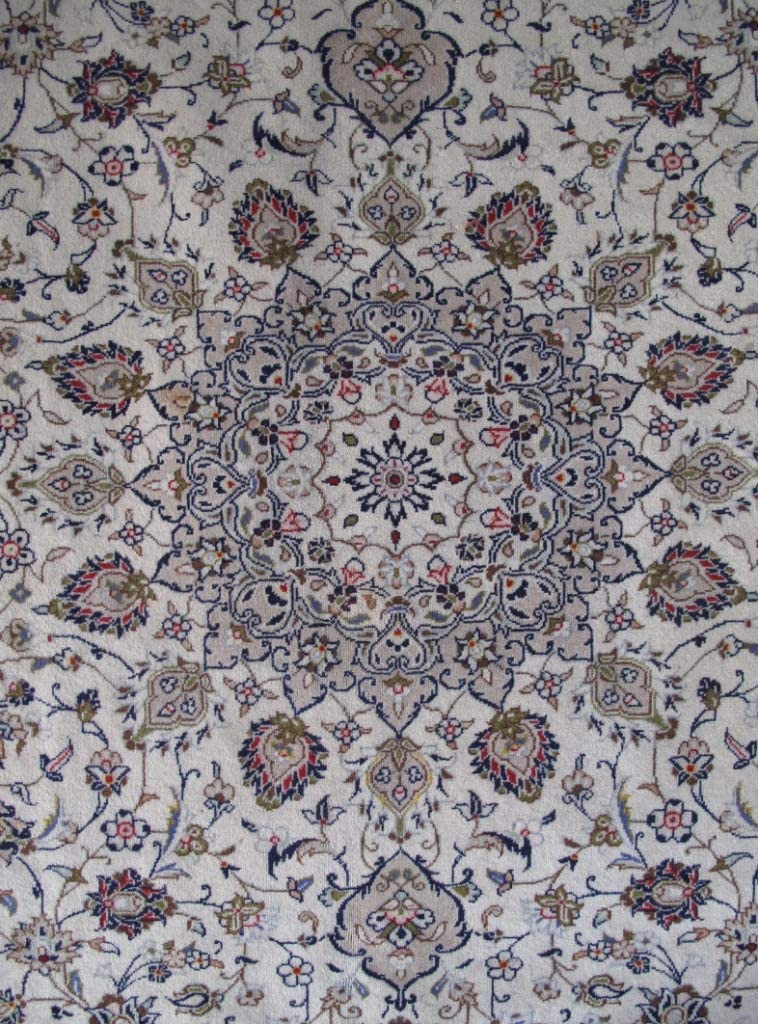 8'1 x 11'4 Persian Kashan Signed Rug