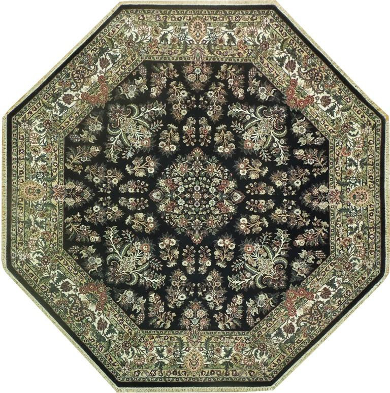 8 x 8 Oriental Sarough Octagon Rug