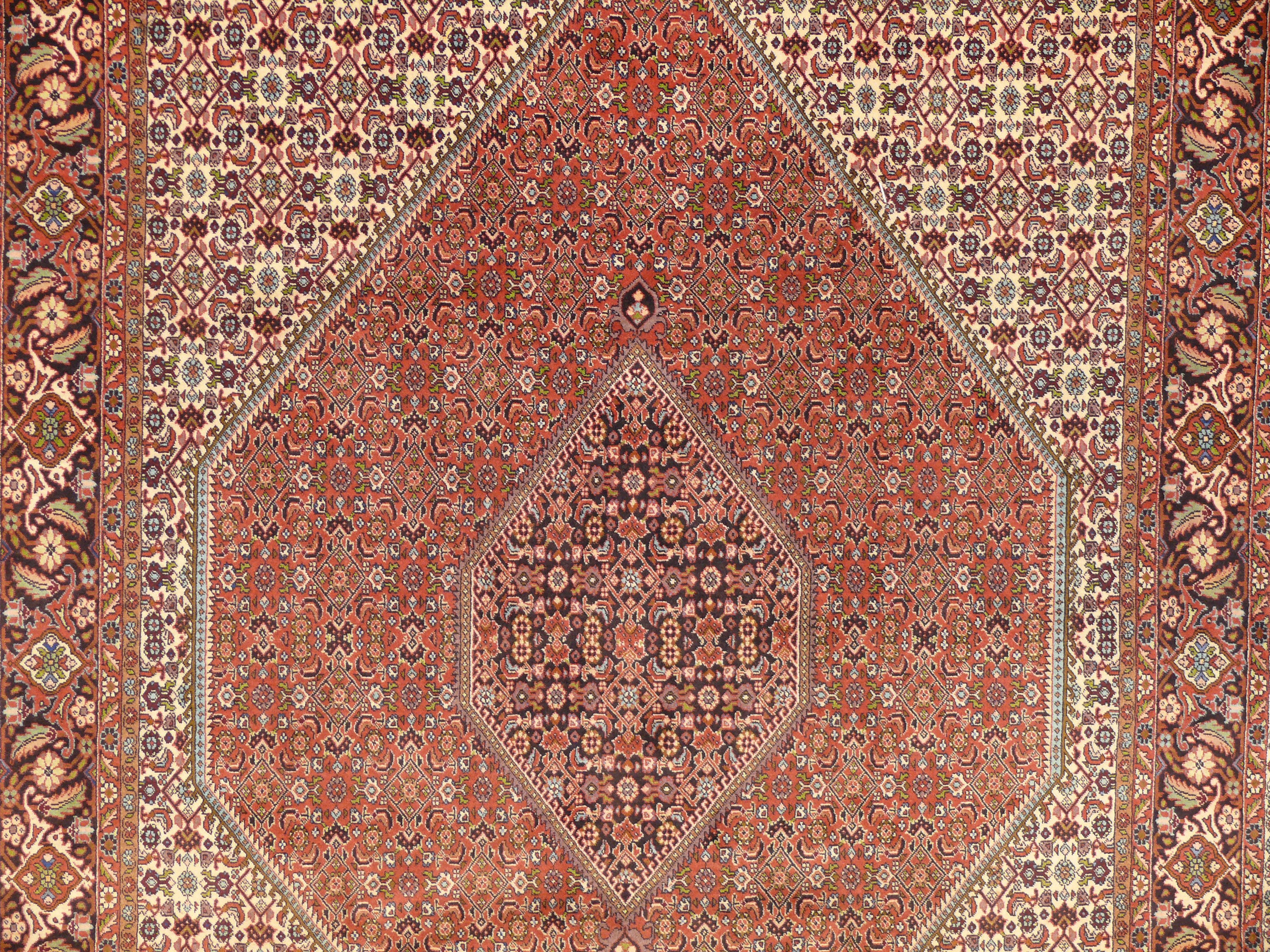 Persian Bijar Rug 6'7" x 9'6" Mahi Design