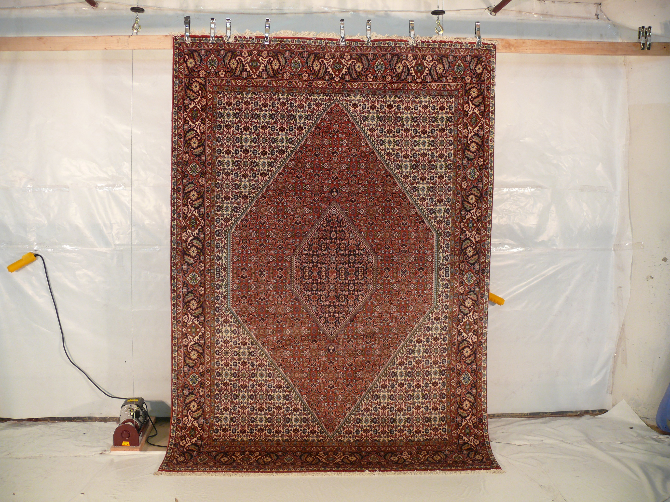 Persian Bijar Rug 6'7" x 9'6" Mahi Design