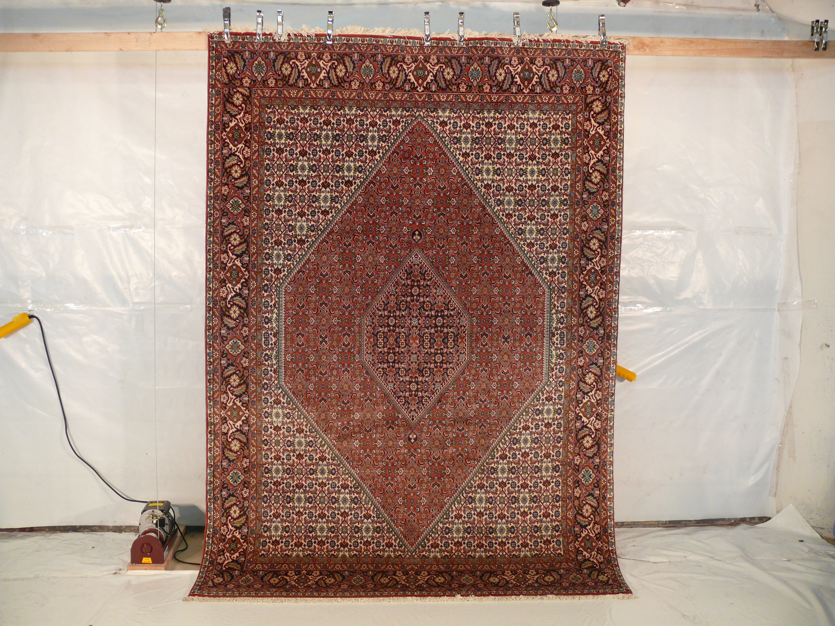Persian Bijar Rug 6'7" x 9'6" Mahi Design