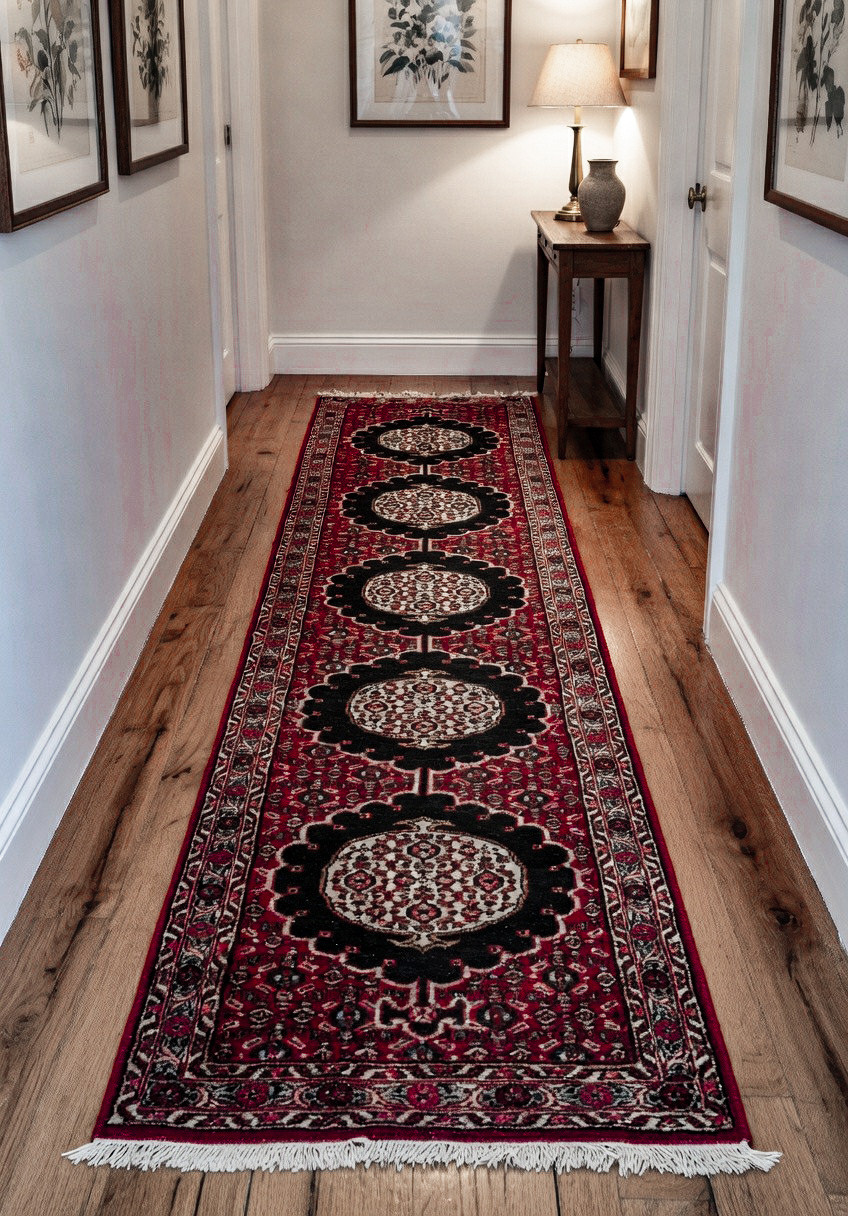 1'10" × 8'6" Persian Bijar runner