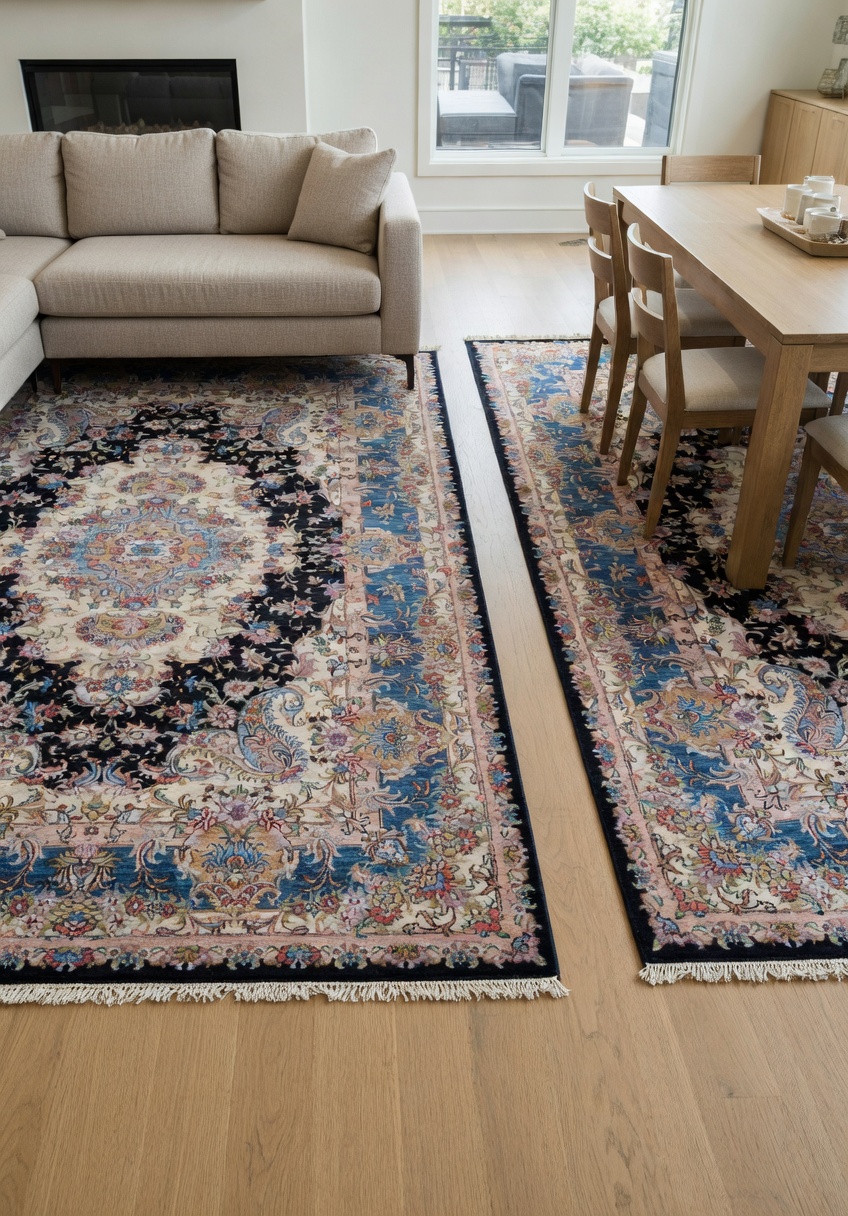 6'6 x 9'10 handmade Tabriz rugs