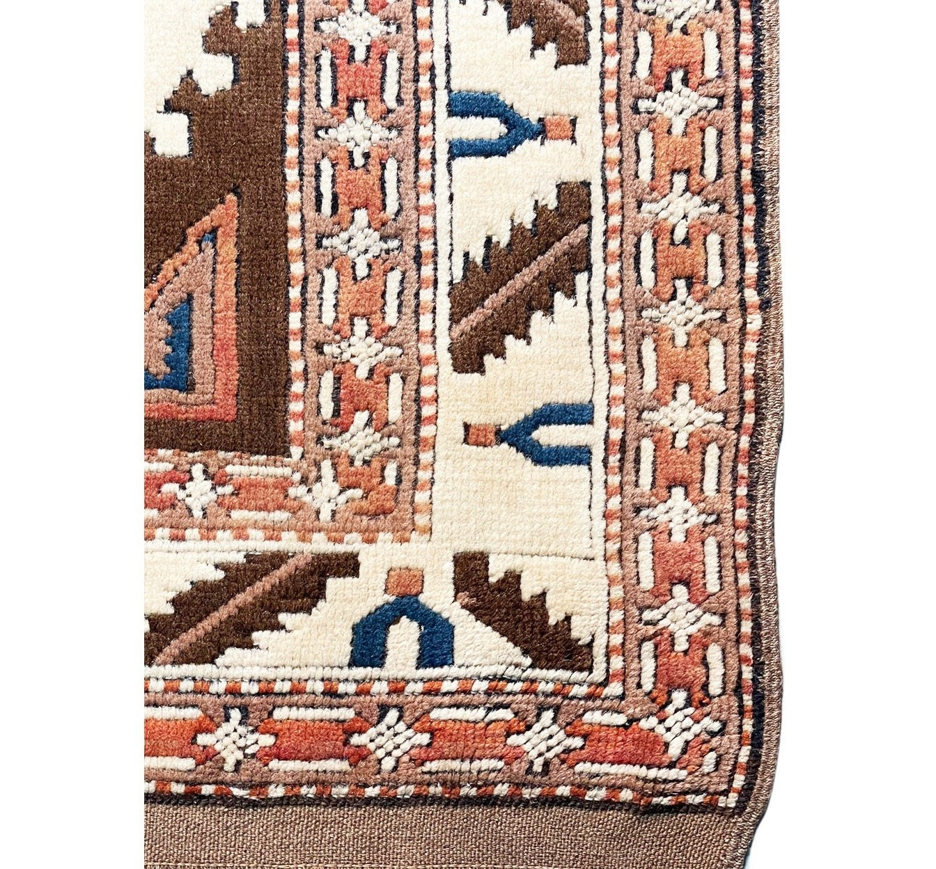 4 x 5'4" Antique Caucasian Kazak Rug