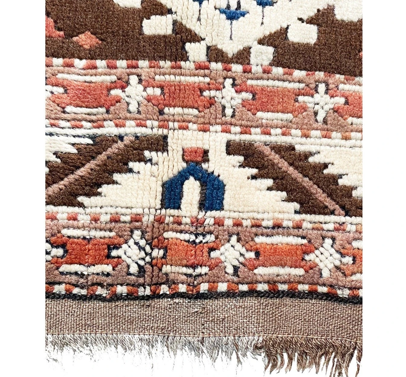 4 x 5'4" Antique Caucasian Kazak Rug