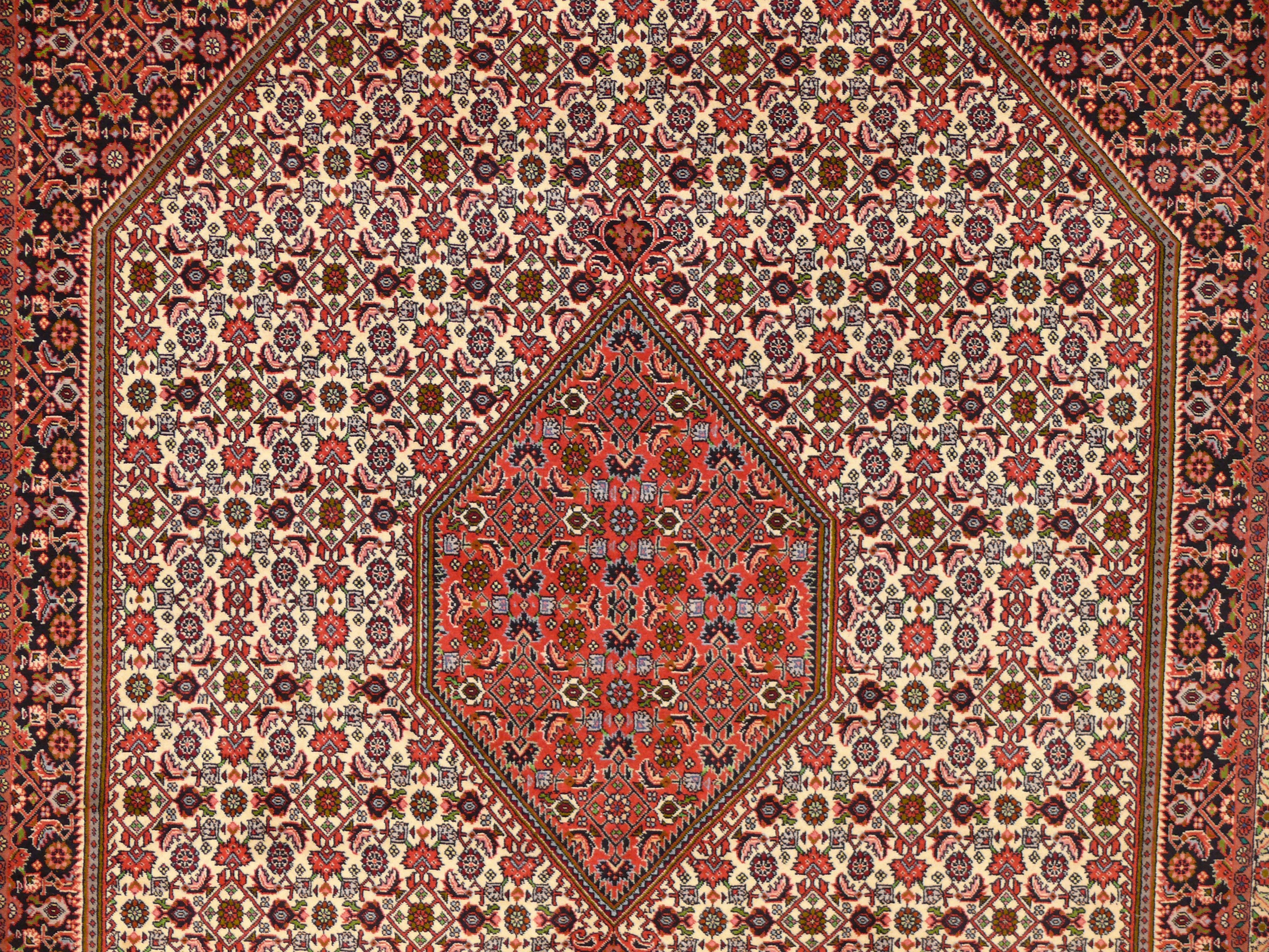 7 x 10 Persian Bijdar Rug Mahi Design