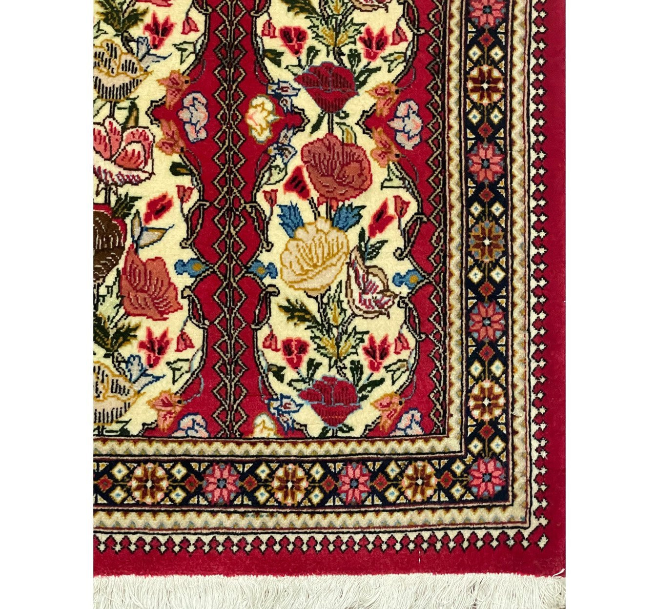 2'6" x 4'2" Persian Qum Kork Rug