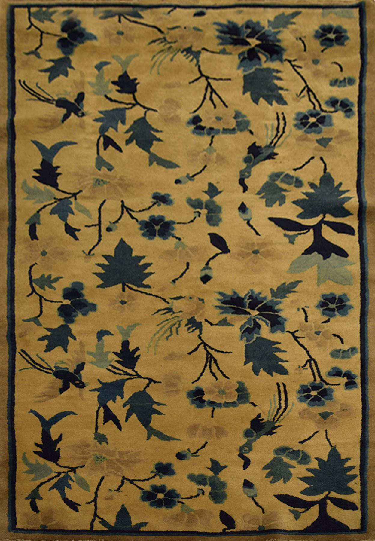 3 x 5'8 Contemporary Oriental Art Deco Rug