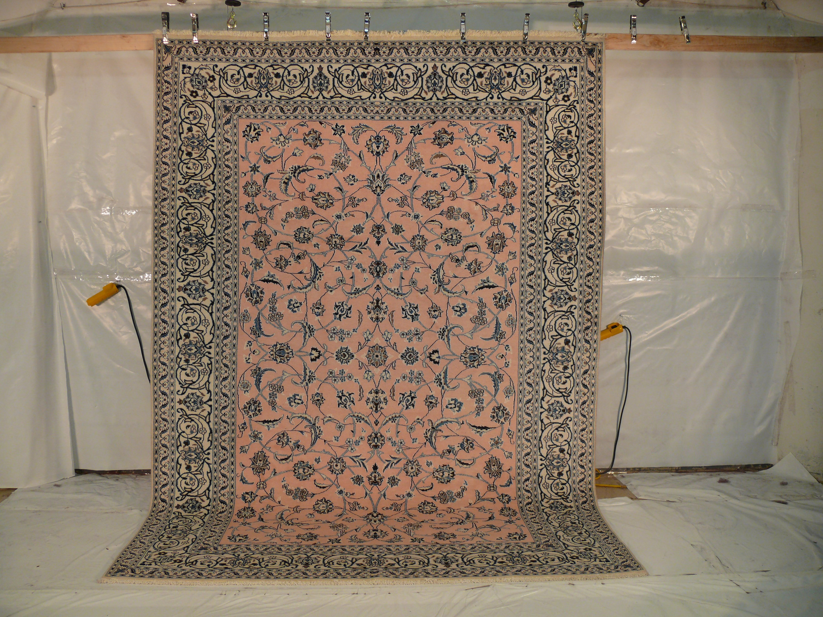 8'2" x 11'6" Persian Nain Rug All-Over Design