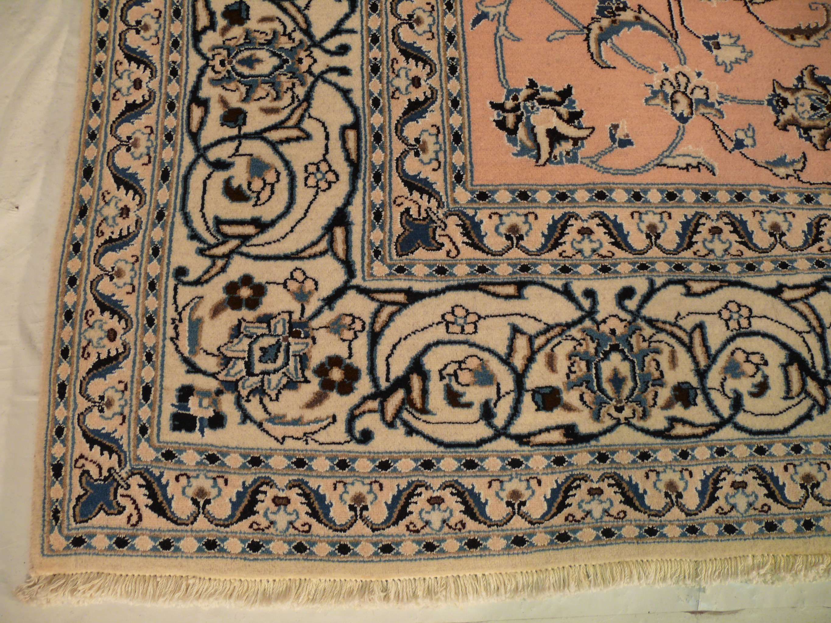 8'2" x 11'6" Persian Nain Rug All-Over Design