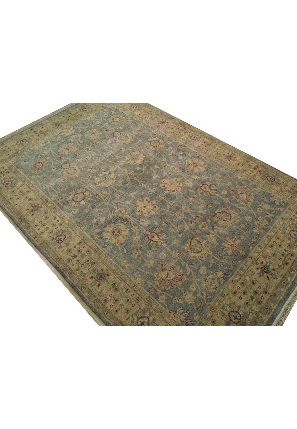 6' x 9' Transitional Chobi Vegetable Dyed Rug 10