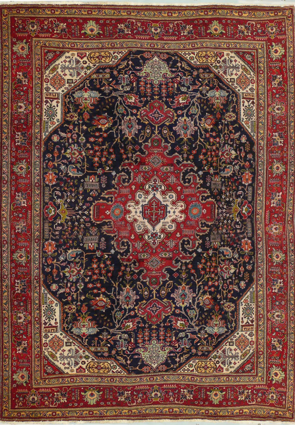 8'4" x 12' Persian Tabriz Rug