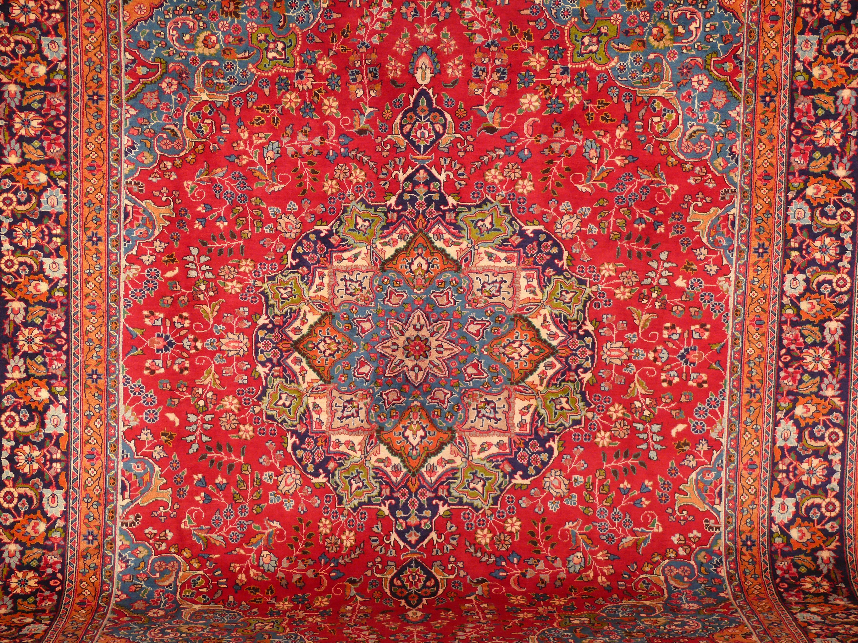 10 x 13'1 Persian Mashad Rug