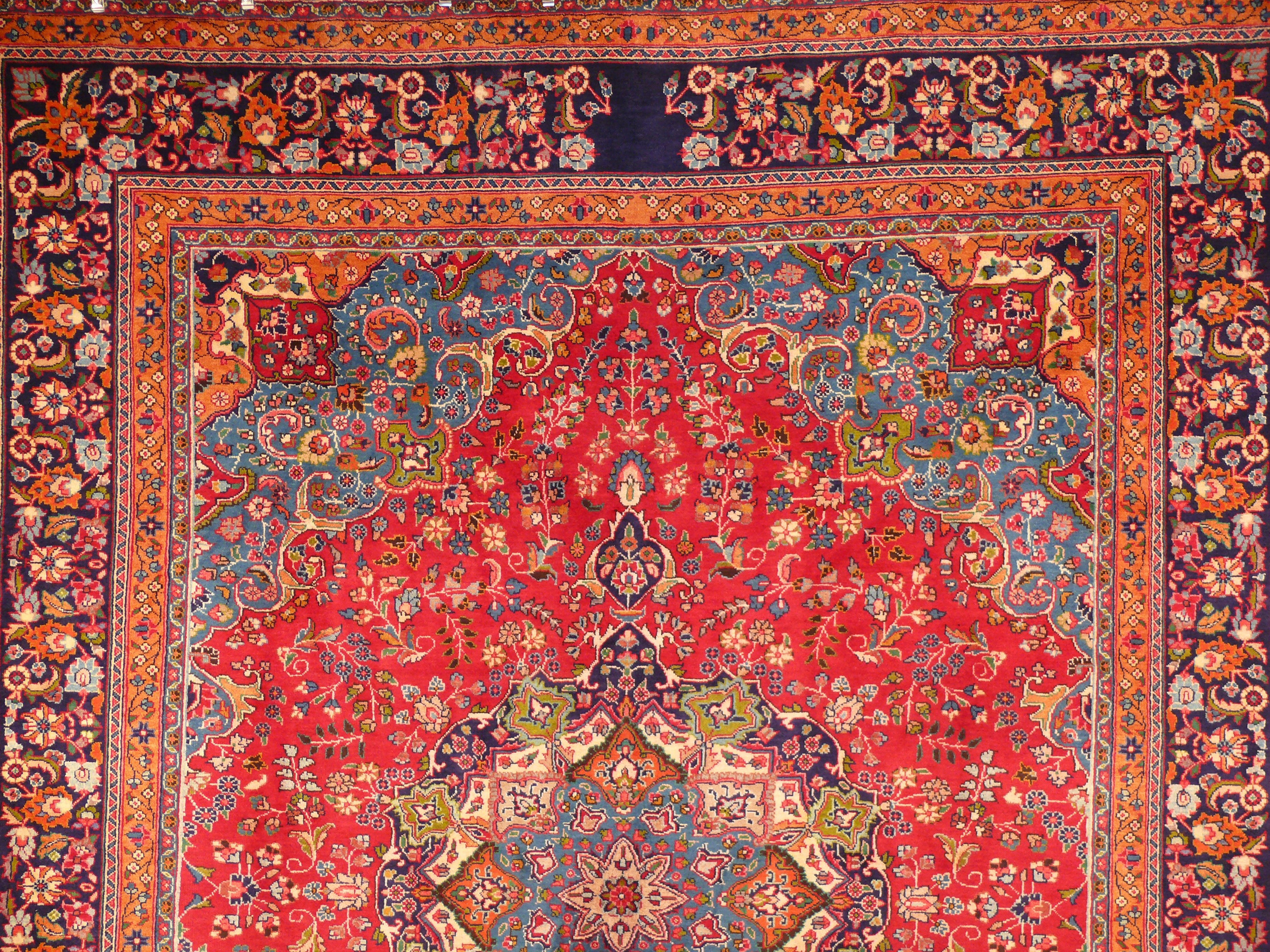 10 x 13'1 Persian Mashad Rug