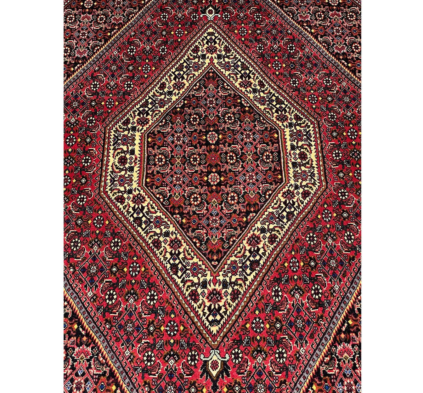 4 x 6 Persian Bijar Iron Rug 1