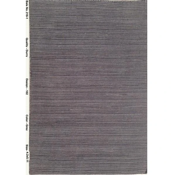 4 x 6 Modern Flat Weave Handmade Rug 4