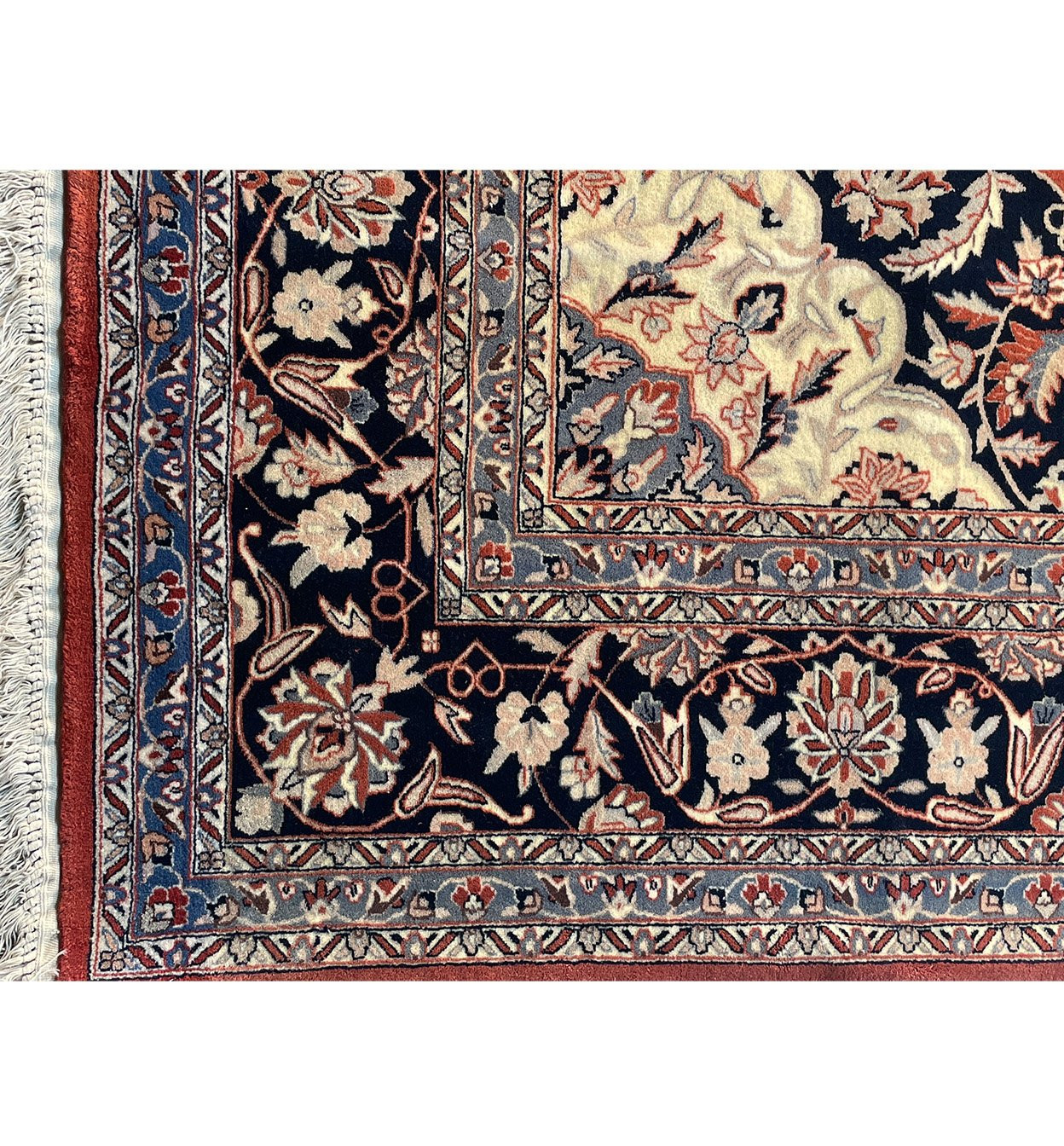 8'5 x 8'5 Persian Kashan Square Rug