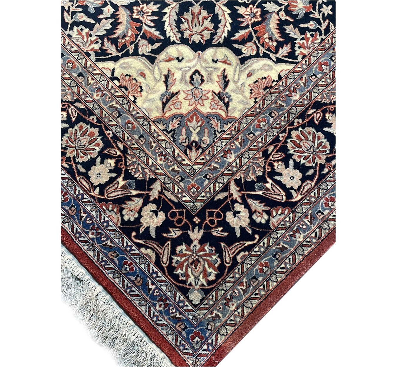 8'5 x 8'5 Persian Kashan Square Rug