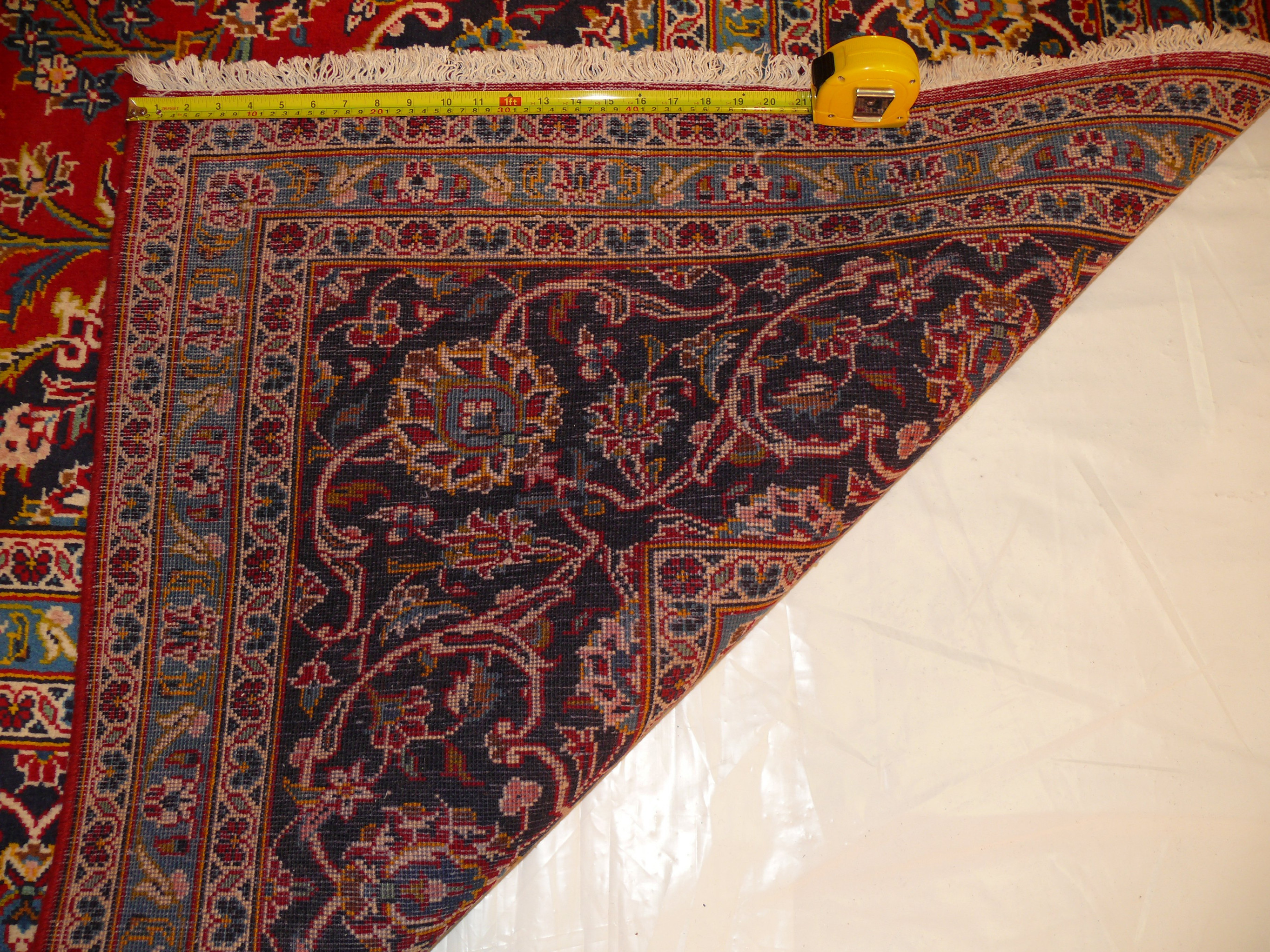 9'5 x 13'3 Persian Kashan Rug