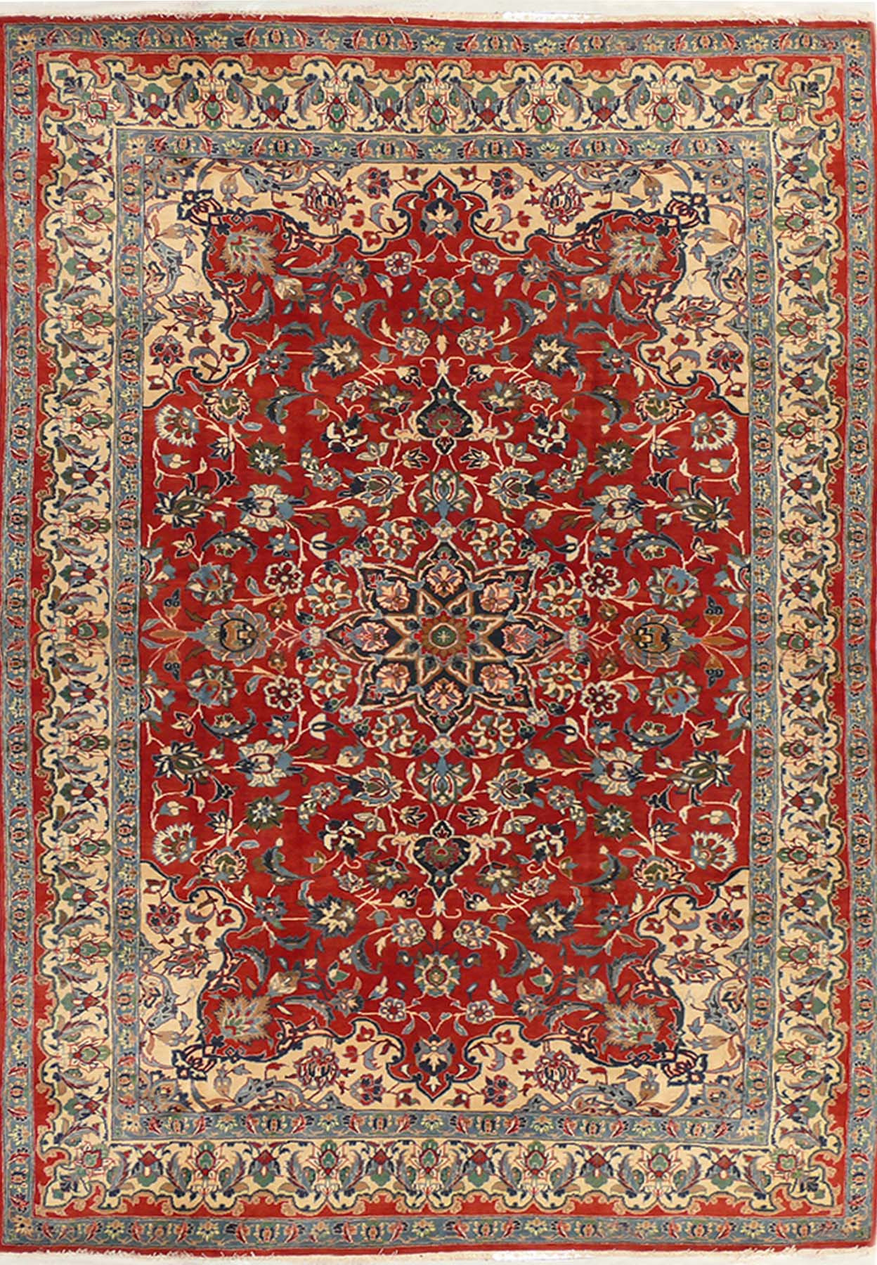 8'7" x 13'4" Persian Isfahan Rug