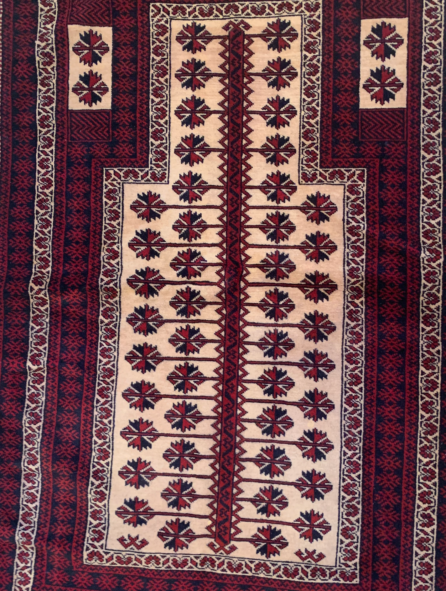 3 x 5 Persian Baluch Tribal Rug 13