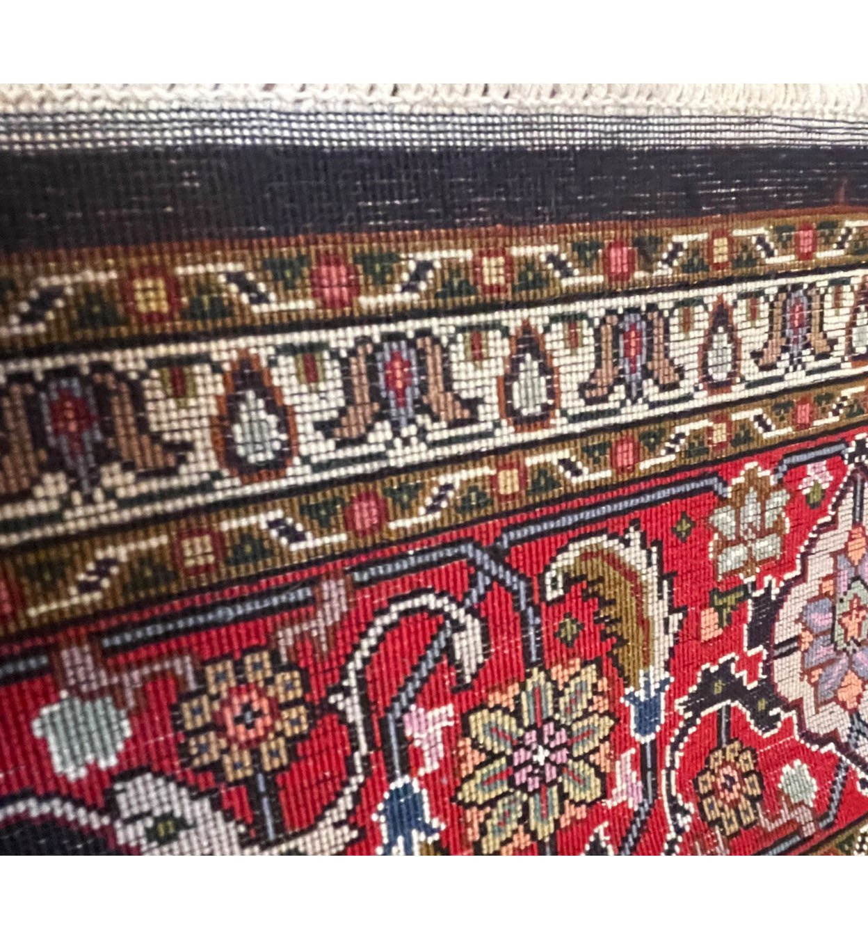 5 x 6'5 Persian Tabriz Mahi Wool & Silk Rug