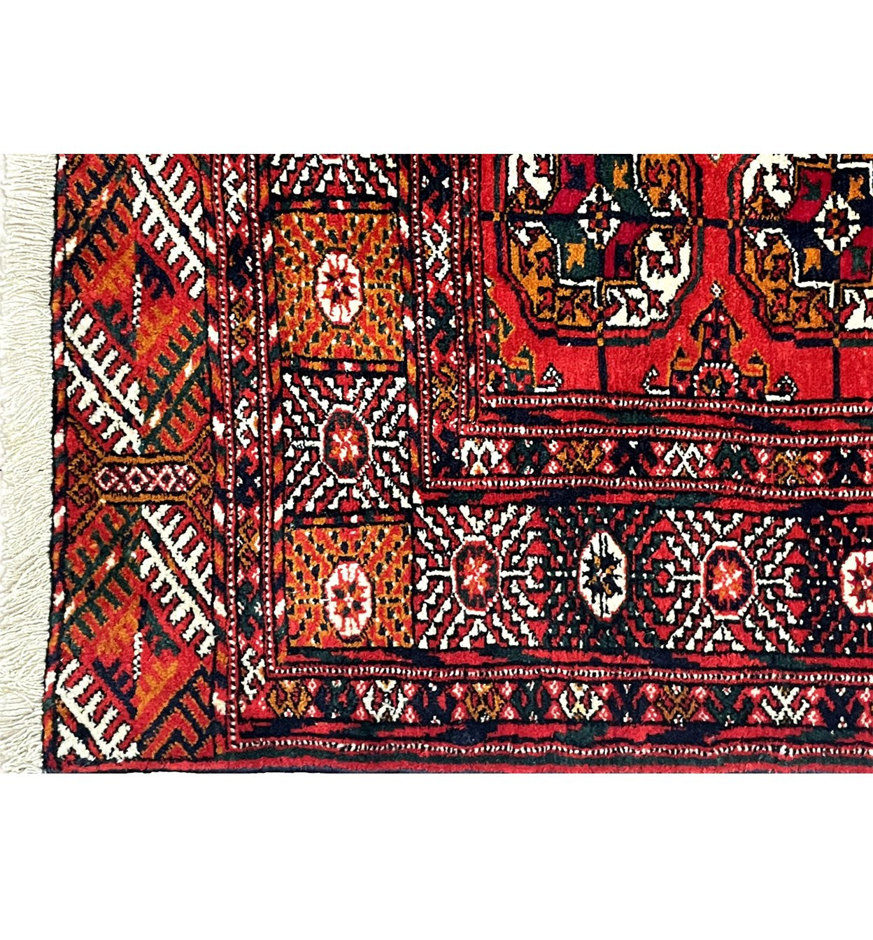 4 x 6 Antique Afghan Bokhara Rug