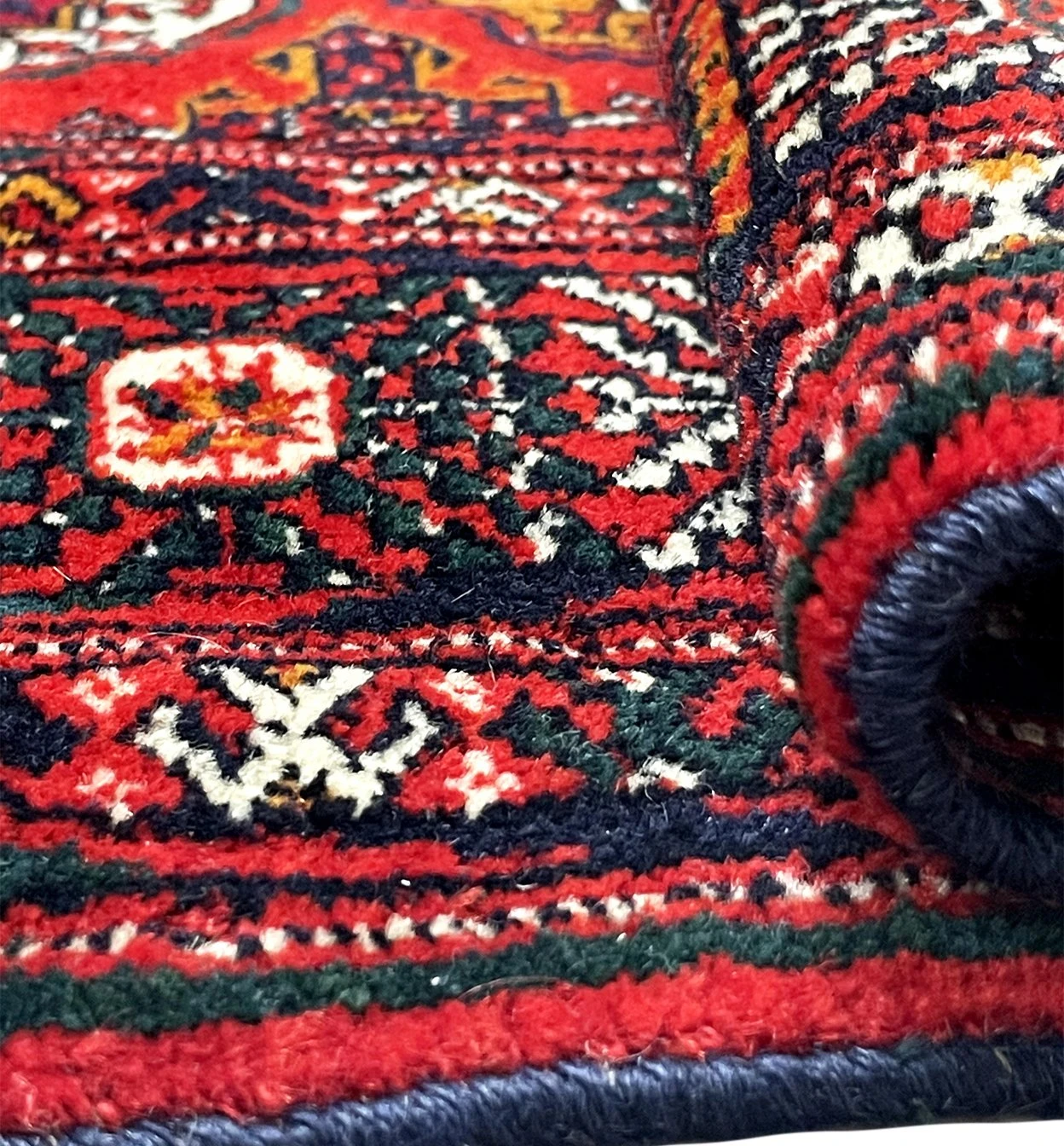 4 x 6 Antique Afghan Bokhara Rug