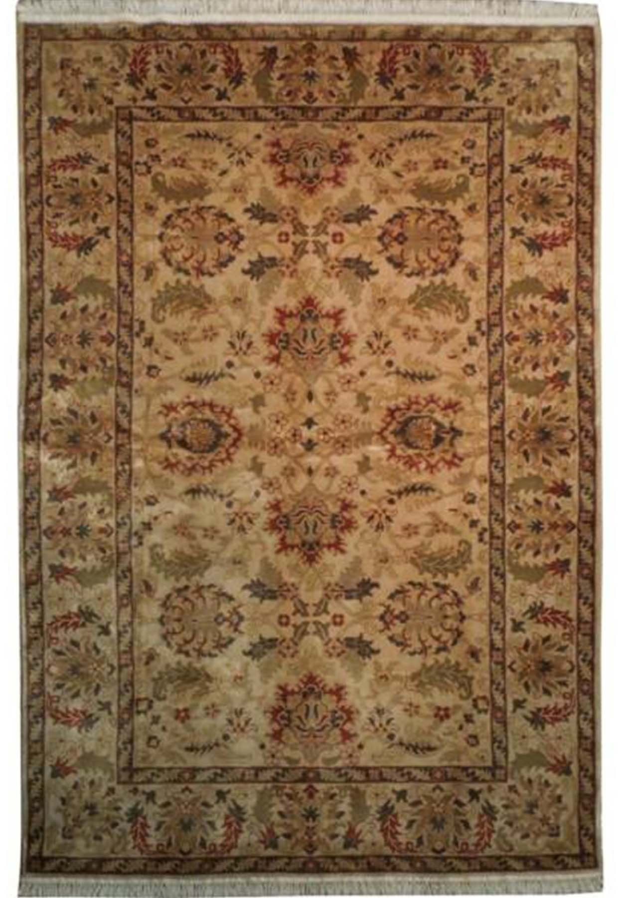 6' x 9' Transitional Chobi Vegetable Dyed Rug 3