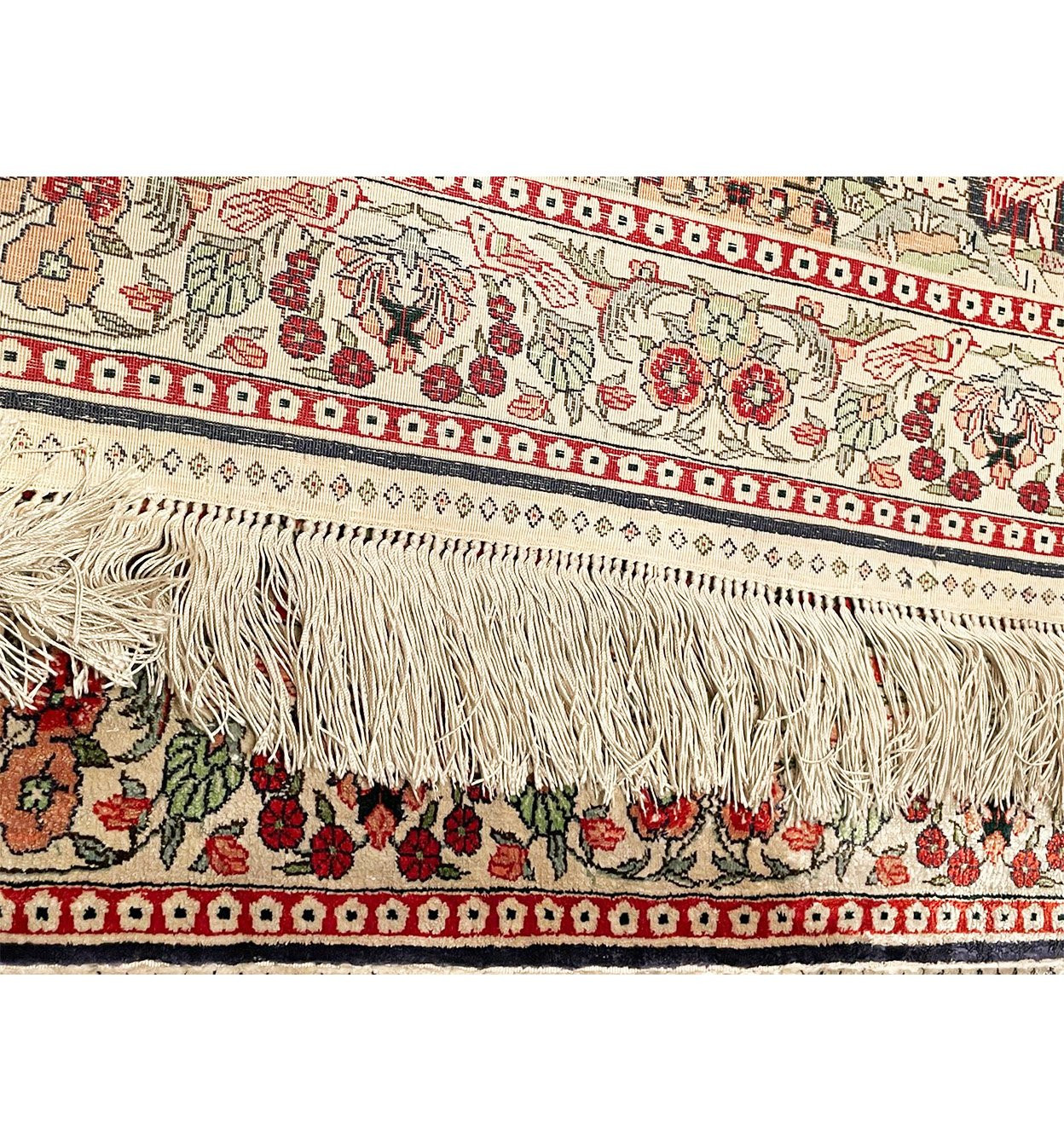 2'1" x 3'3" Antique Hereke Silk Rug