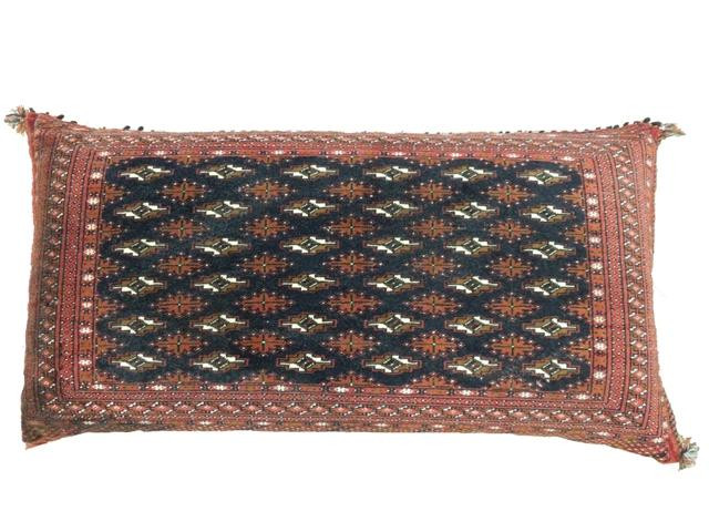 2x4 Turkeman Pillow-Rug Oriental Handmade Bokhara