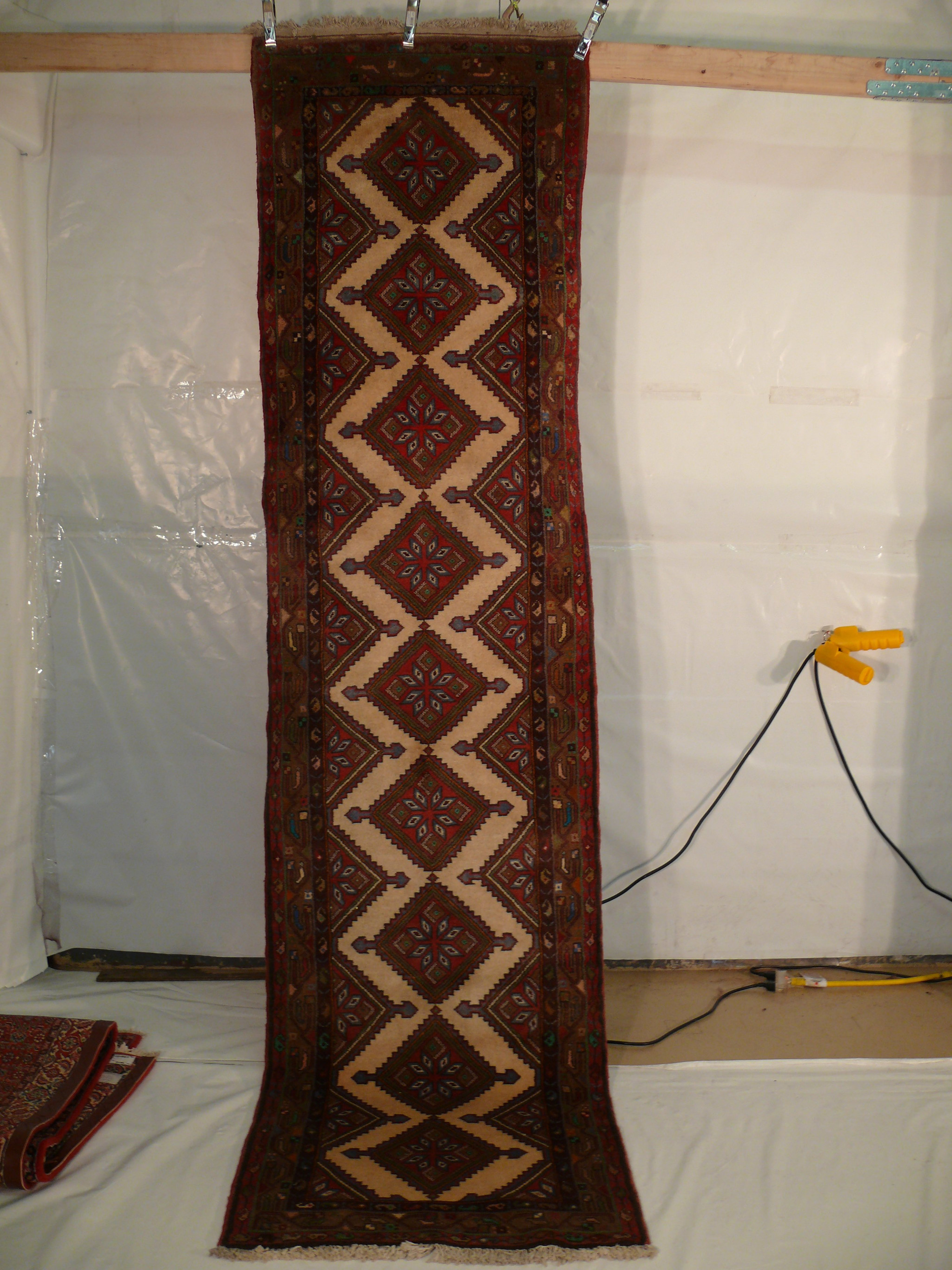 2'6 x 10'3 Persian Hamedan Runner Rug