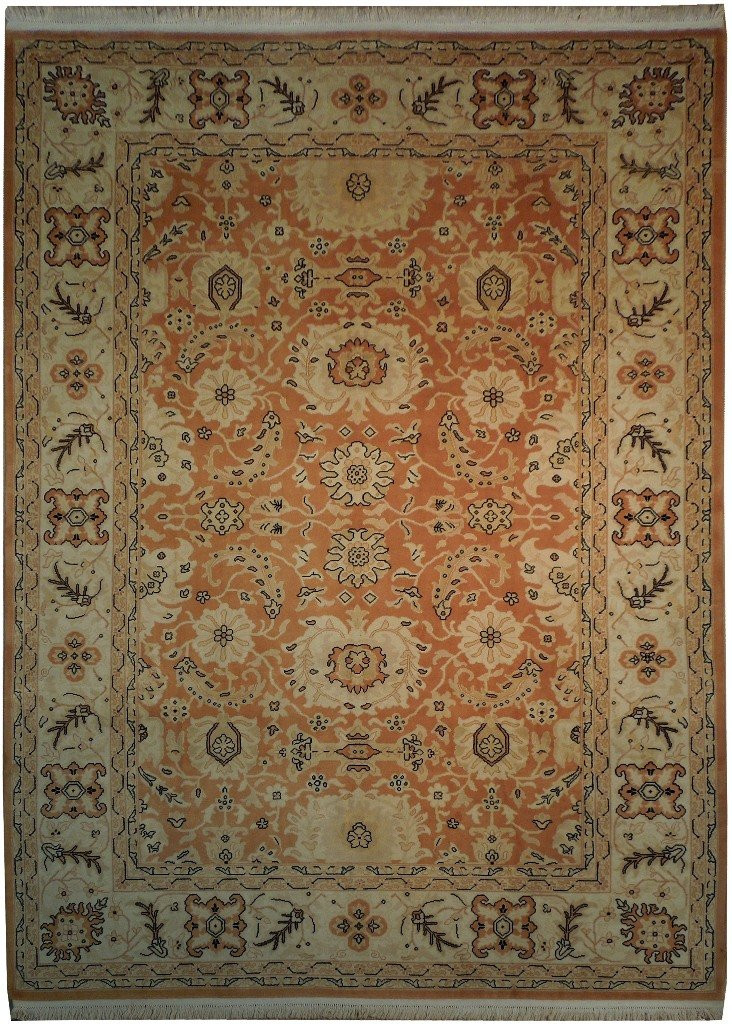 9 x 12 Geometric Transitional Chobi Ghazni All Over Design Rug