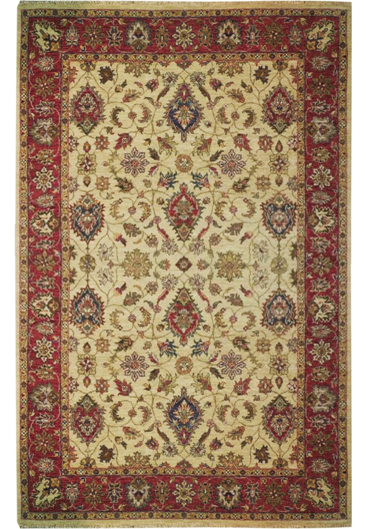 5'6" x 8 Vegetable Dyed Chobi Rug