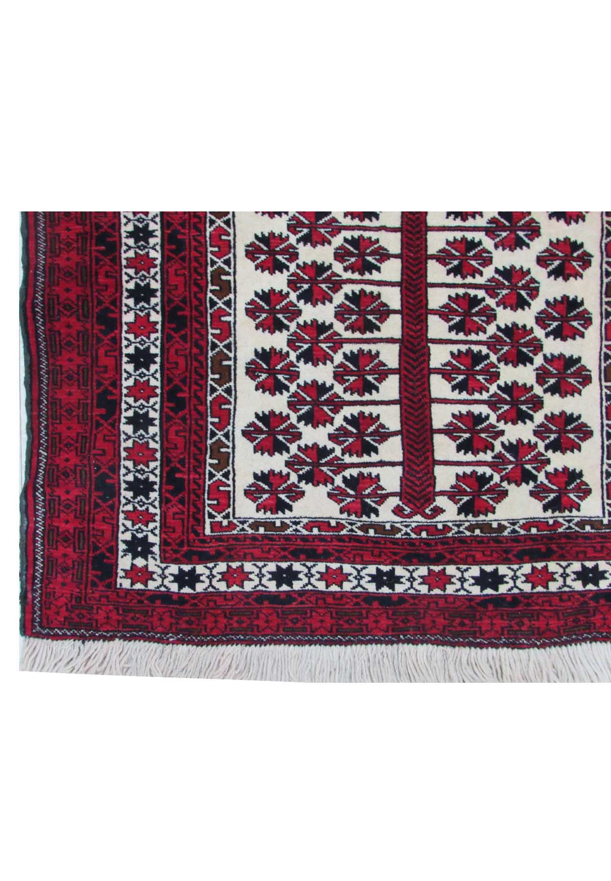 3'3" x 4'8" Persian Baluch Tribal Rug