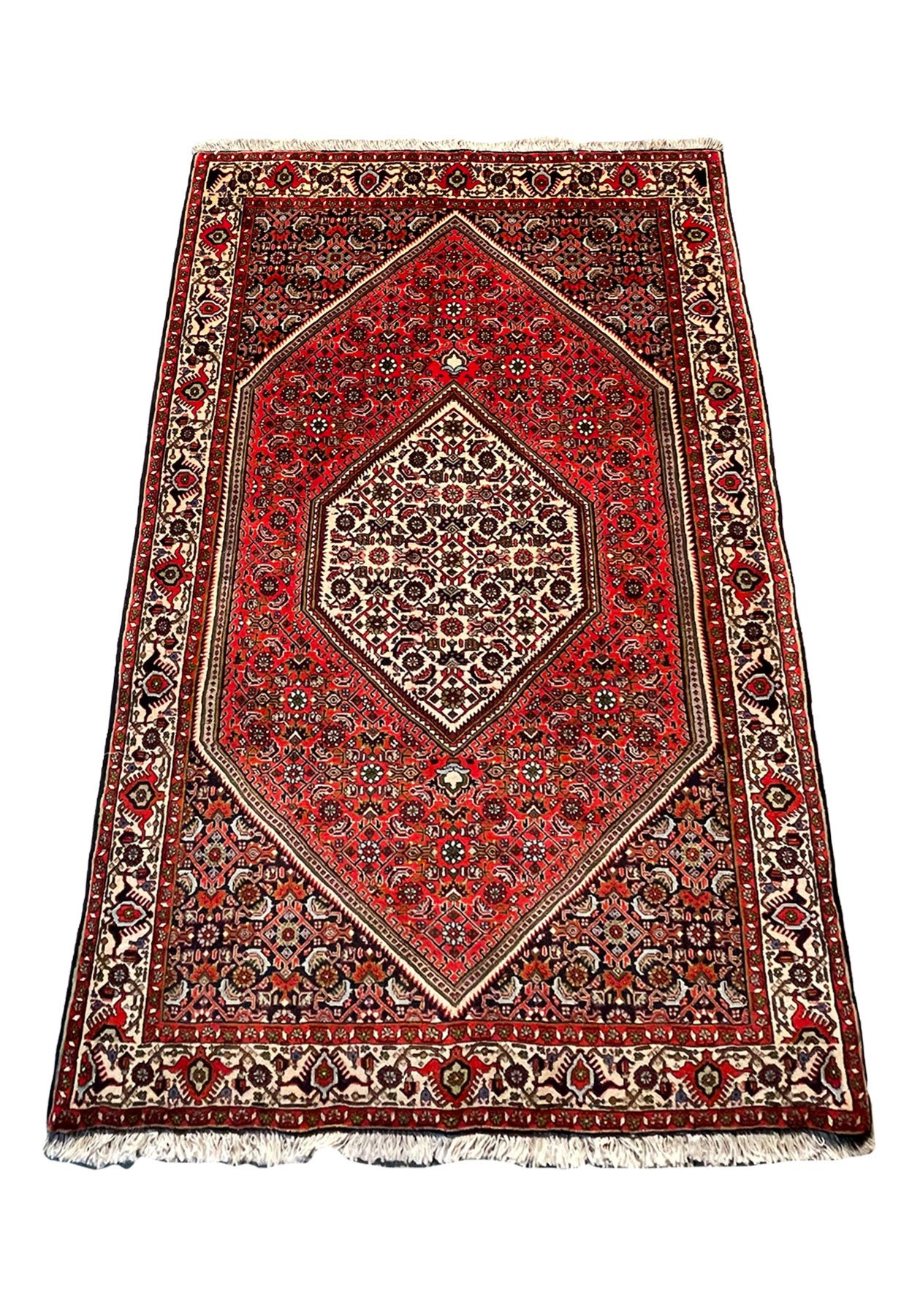 3'5" x 6 Persian Bijar Iron Rug