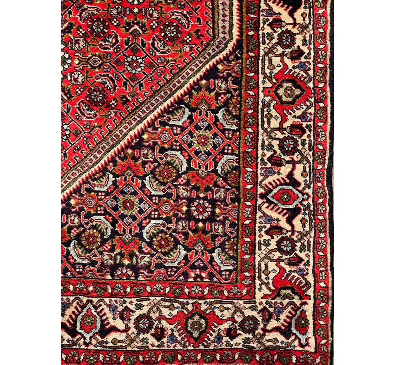 3'5" x 6 Persian Bijar Iron Rug