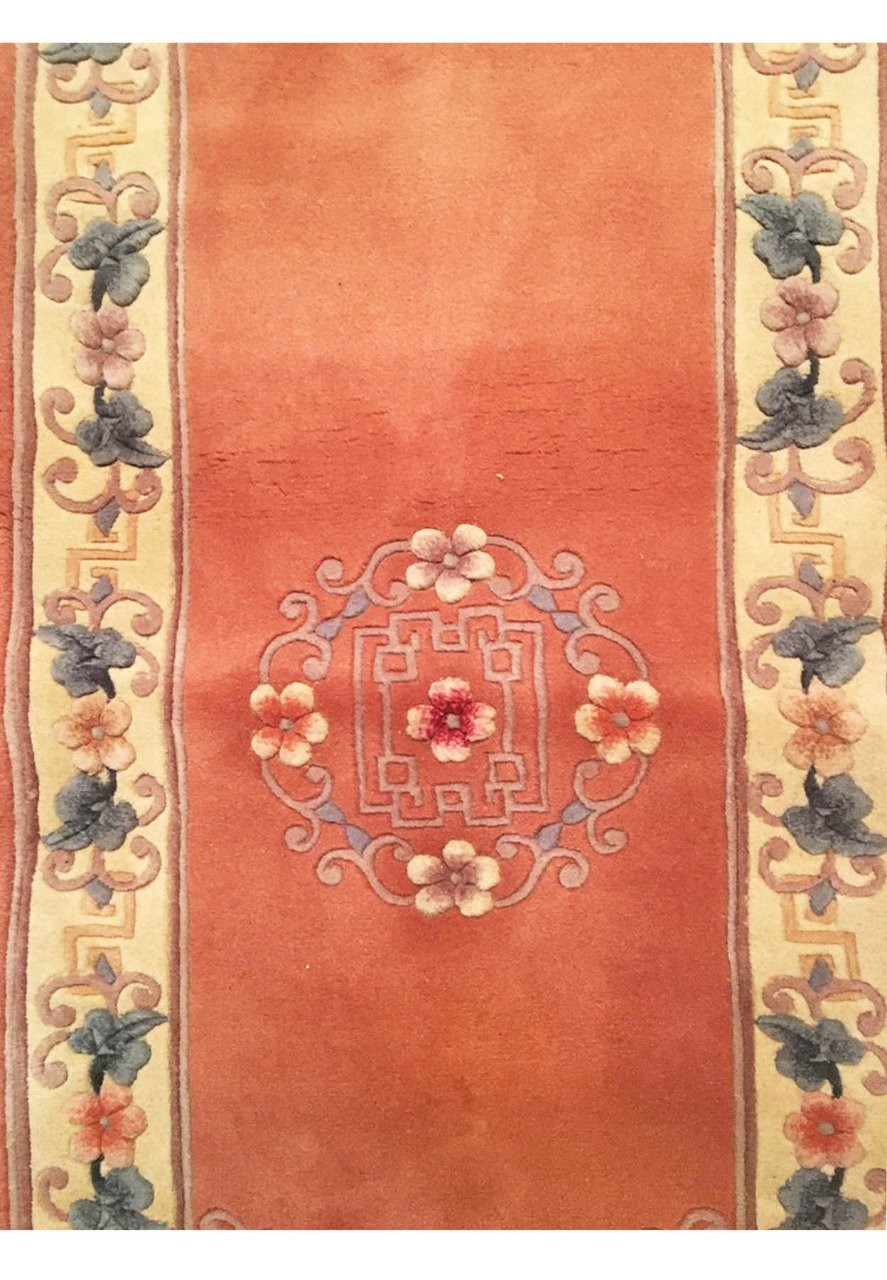 2'3 x 11 Floral Oriental Beijing Runner Rug