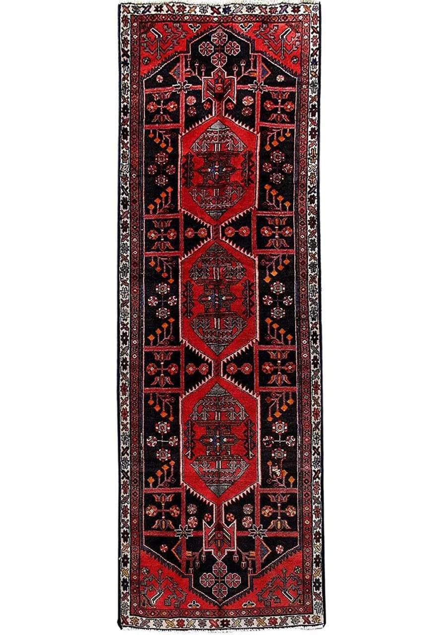 3 x 10 Vintage Persian Yalameh Runner Rug