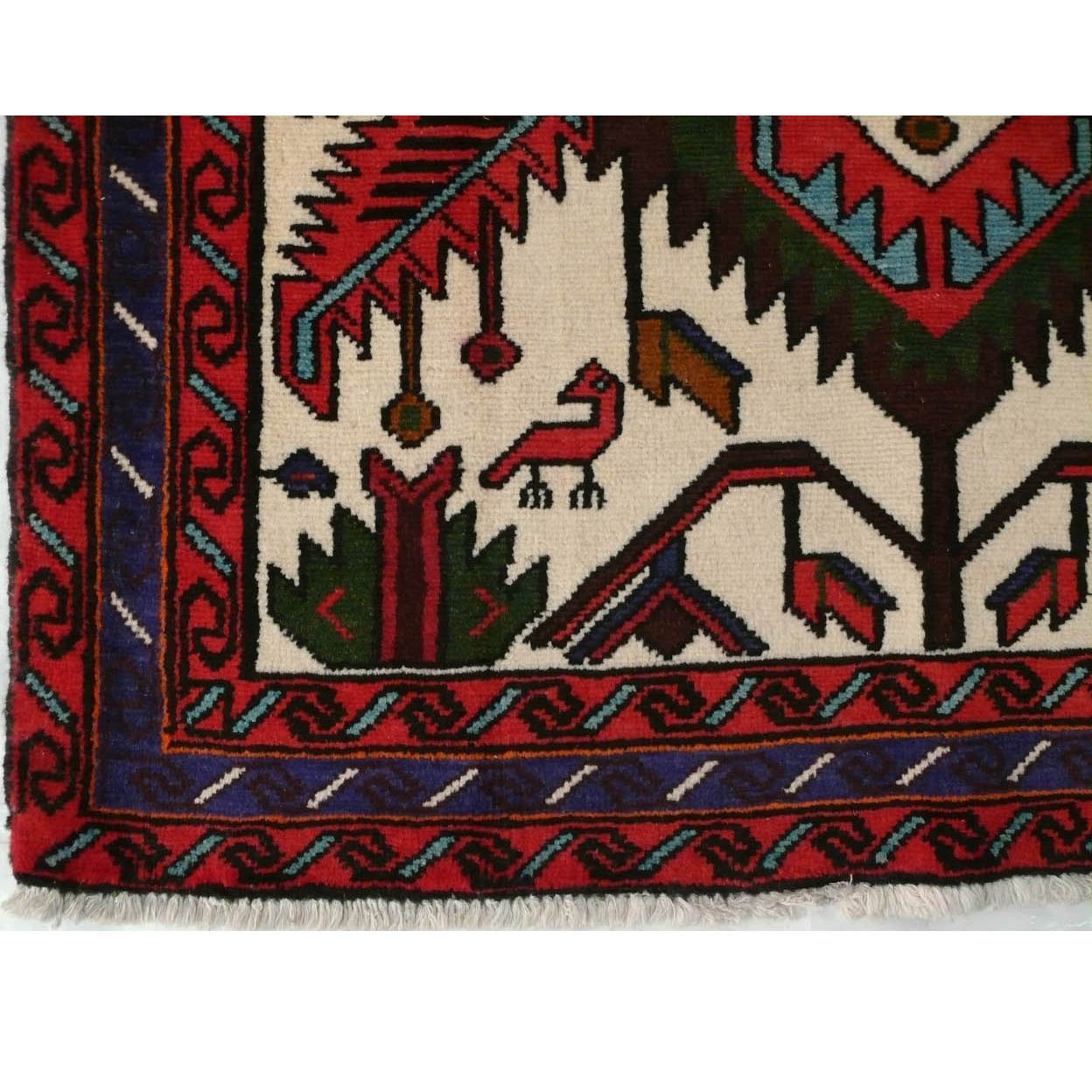 3'5 x 5'2 Persian Shahsavan Rug